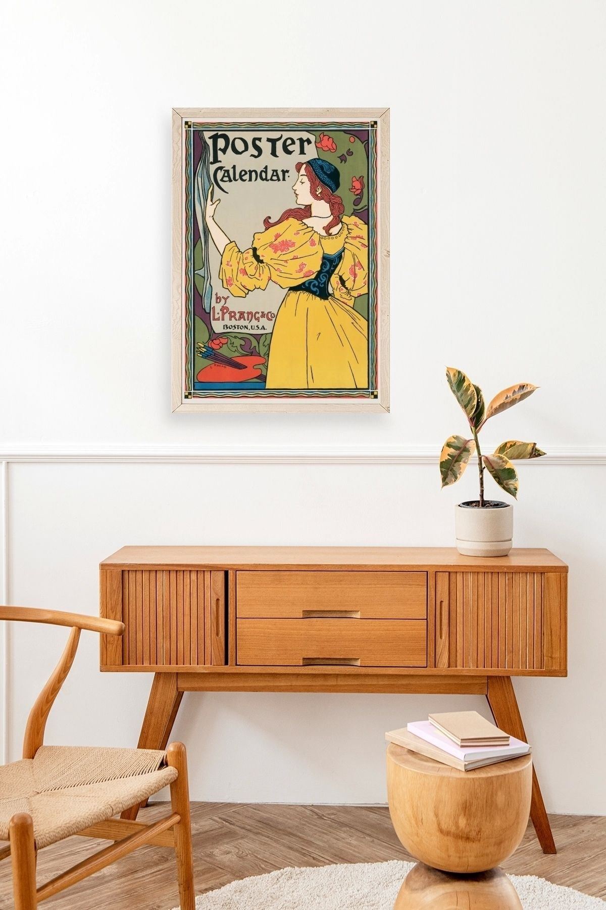 L. Prang Ahşap Çerçeveli Tablo 23 x 30