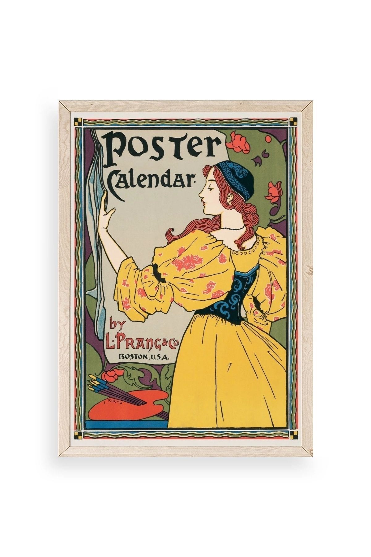 L. Prang Ahşap Çerçeveli Tablo 50 x 70