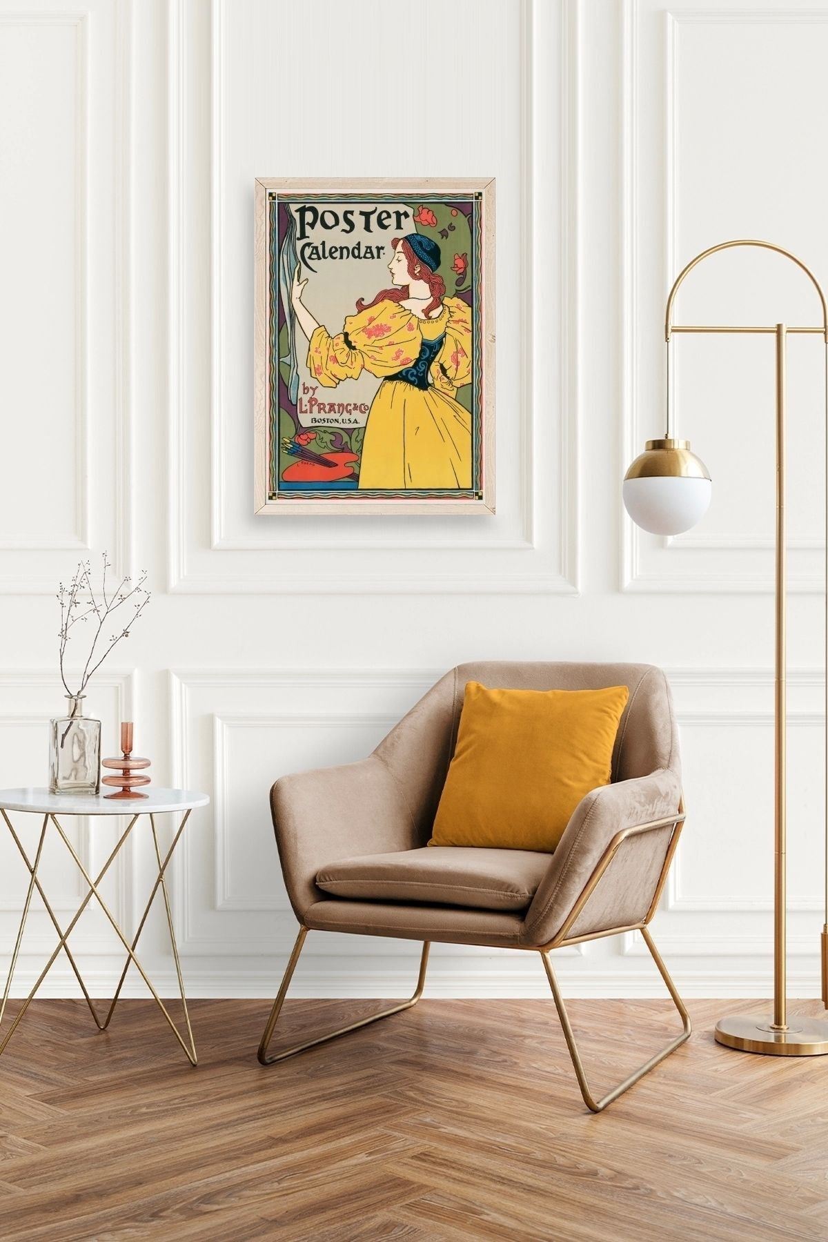 L. Prang Ahşap Çerçeveli Tablo 50 x 70