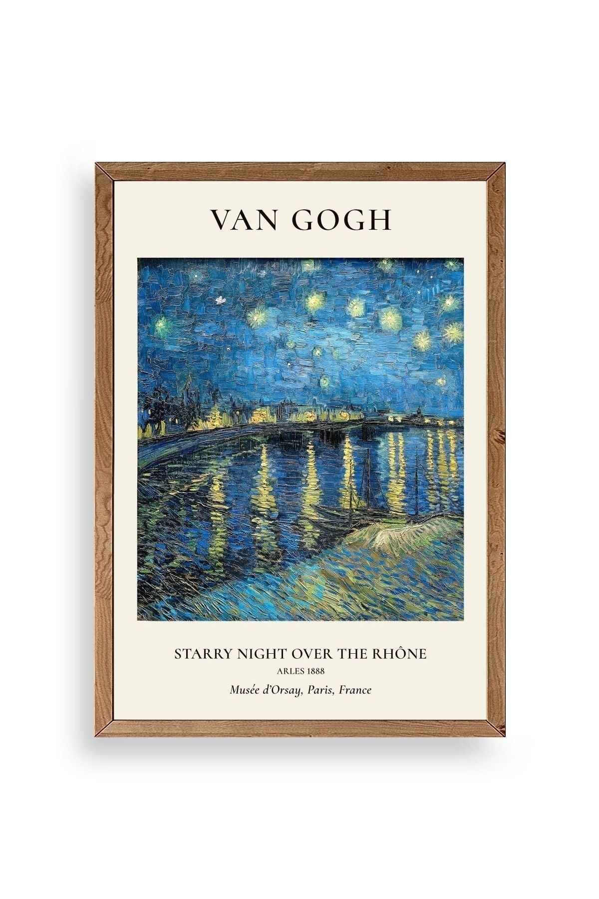 Van Gogh Ahşap Çerçeveli Tablo 23 x 30