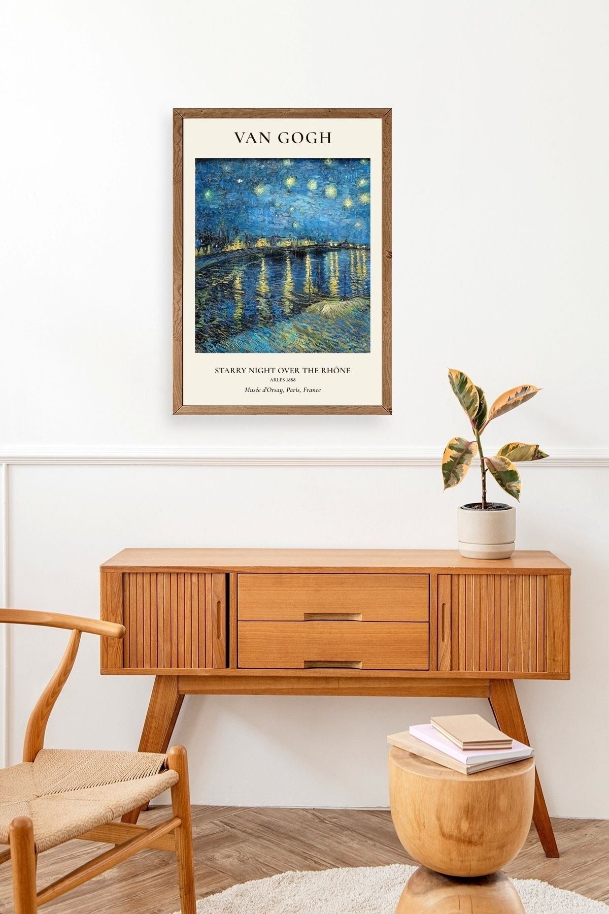 Van Gogh Ahşap Çerçeveli Tablo 17 x 23