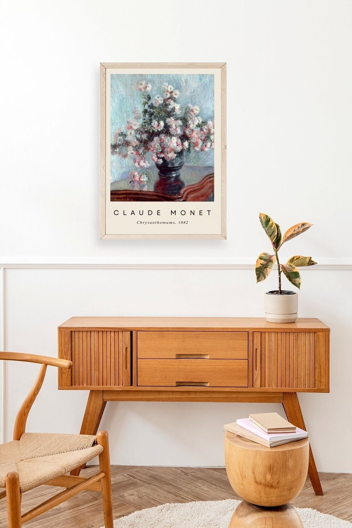 Claude Monet Ahşap Çerçeveli Tablo 23 x 30