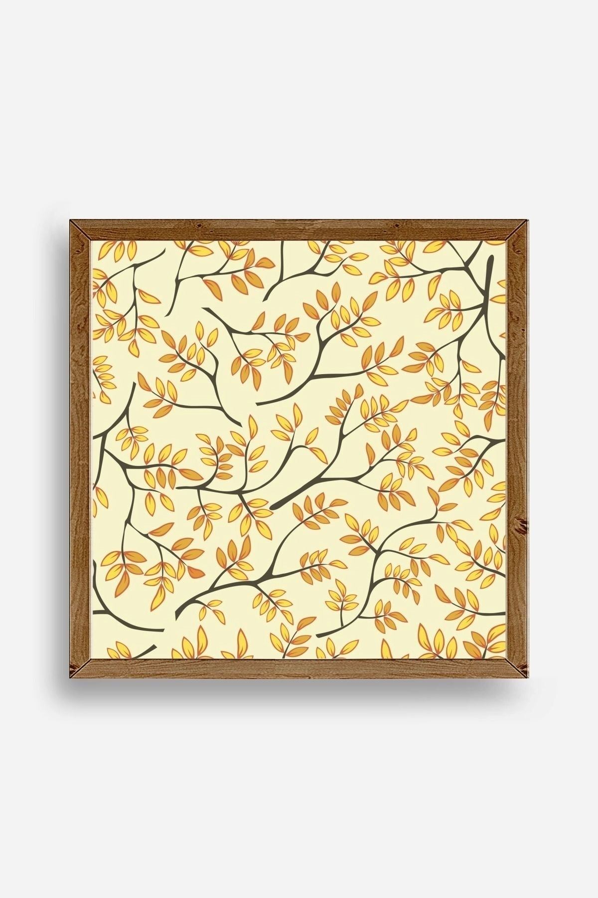 Dal Ahşap Çerçeveli Tablo 23 x 23