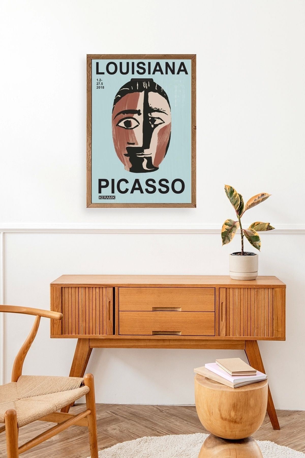 Picasso Ahşap Çerçeveli Tablo 30 x 42