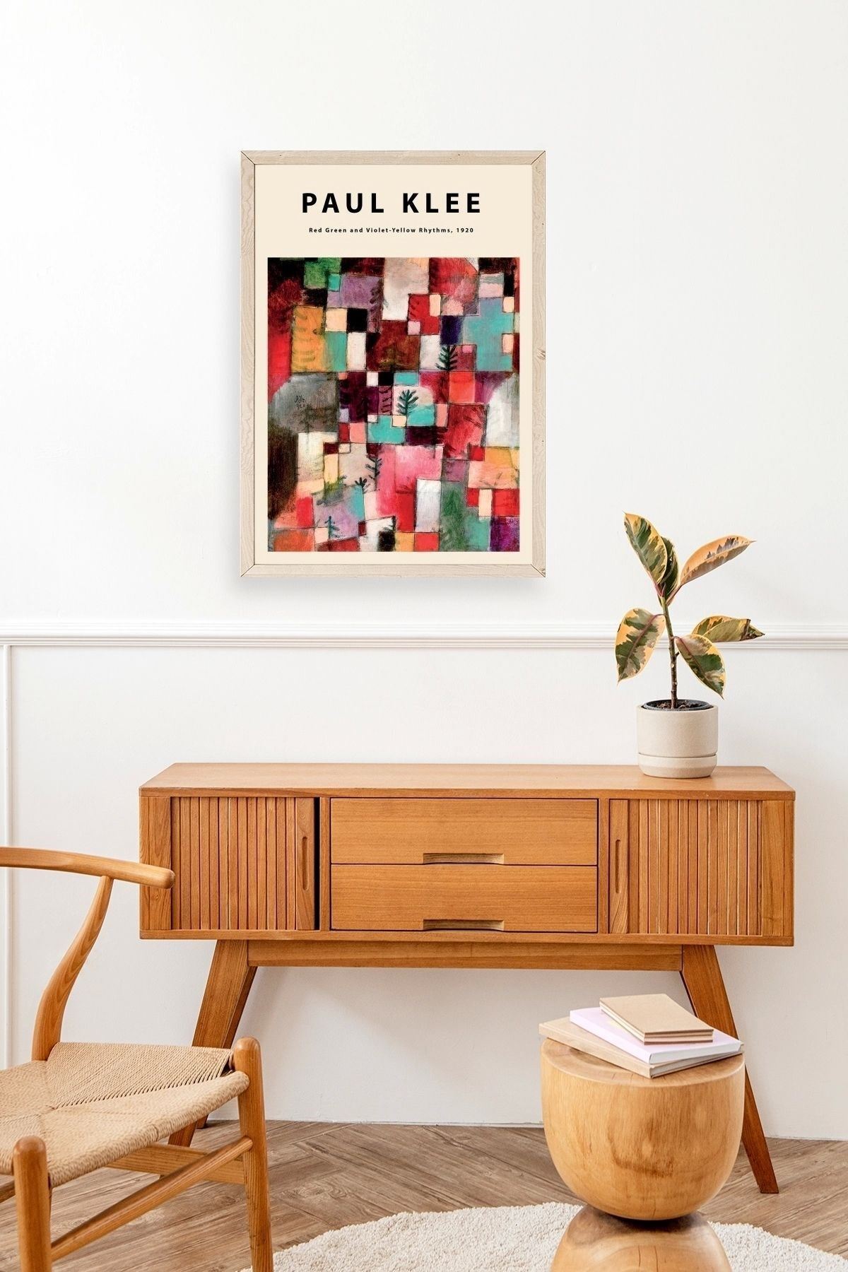 Paul Klee Ahşap Çerçeveli Tablo 23 x 30