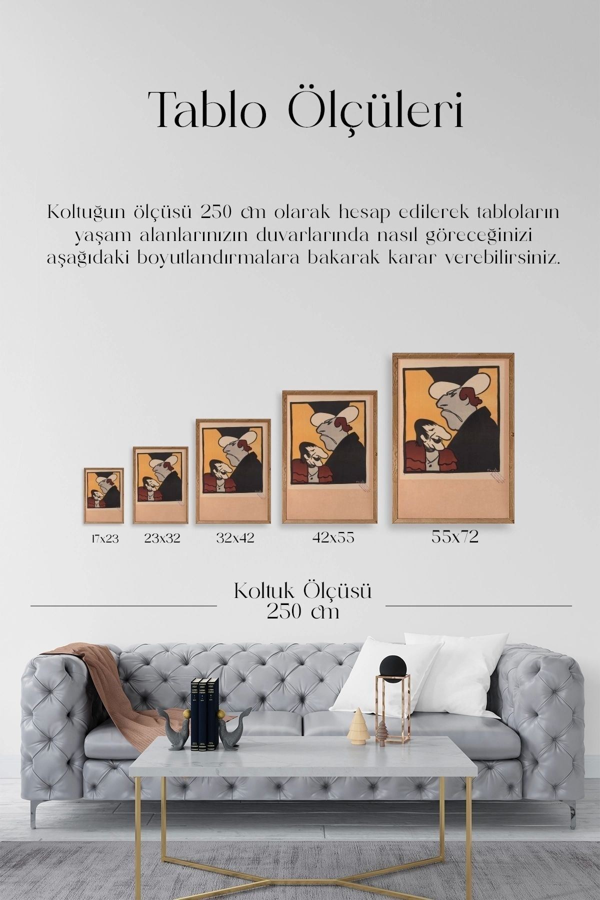 Frueh Ahşap Çerçeveli Tablo 23 x 30