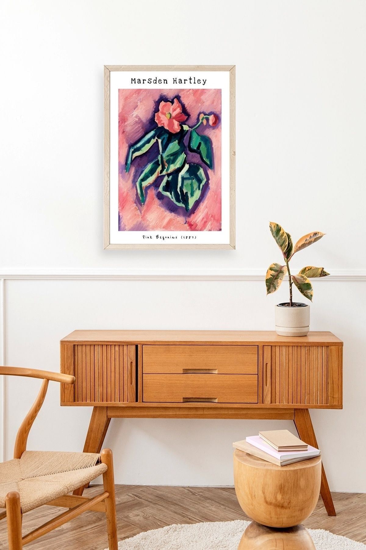 Marsden Hartley Ahşap Çerçeveli Tablo 30 x 42