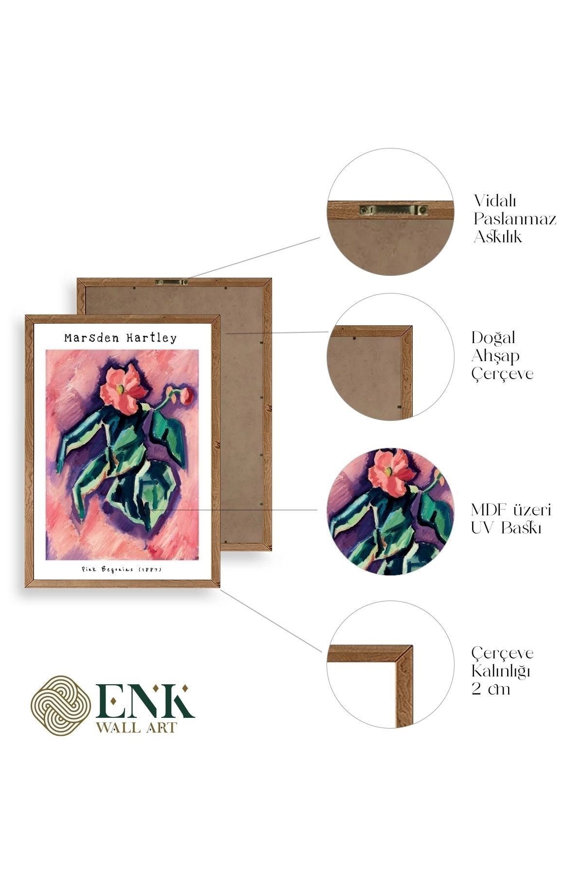 Marsden Hartley Ahşap Çerçeveli Tablo 30 x 42