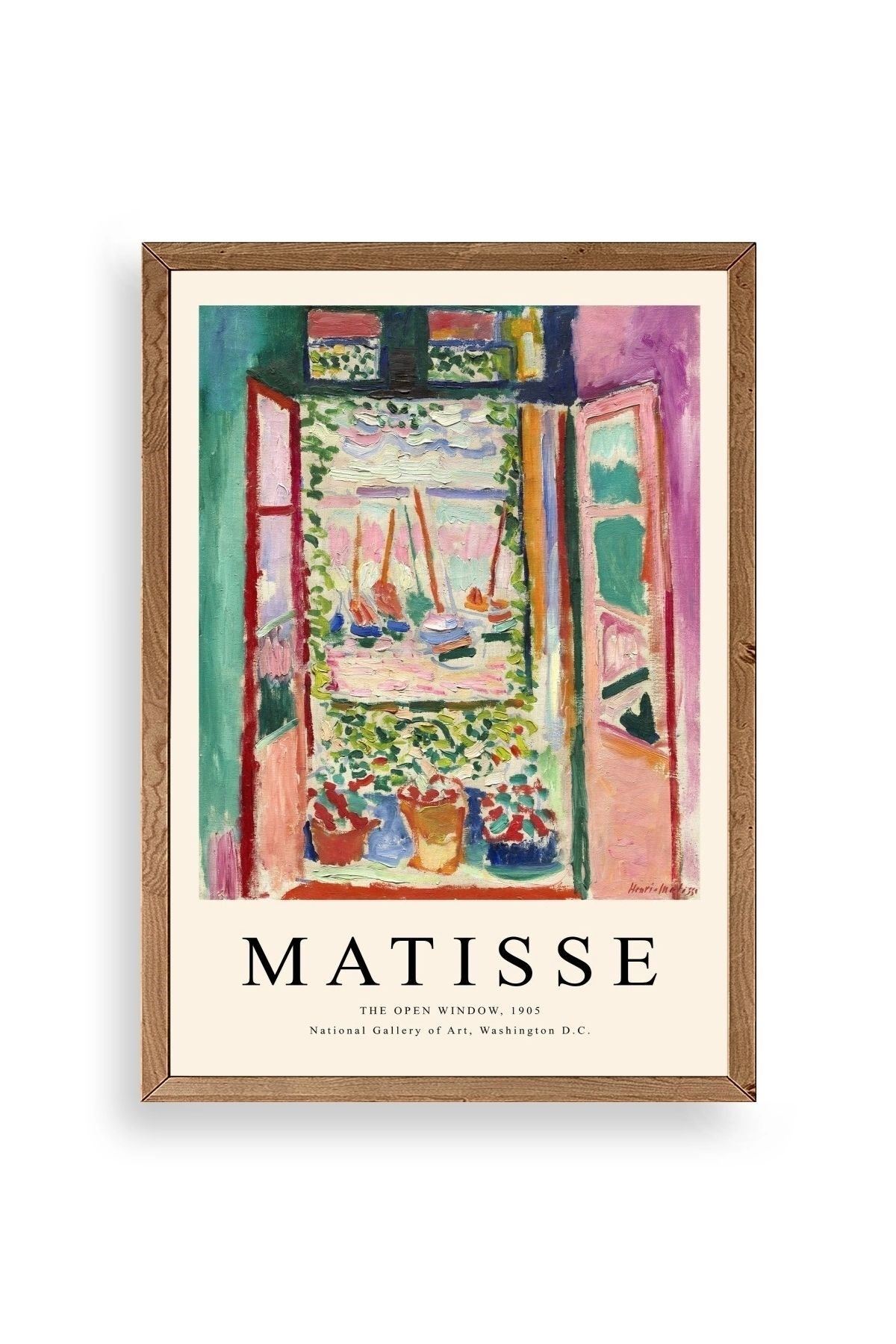 Matisse Ahşap Çerçeveli Tablo 50 x 70
