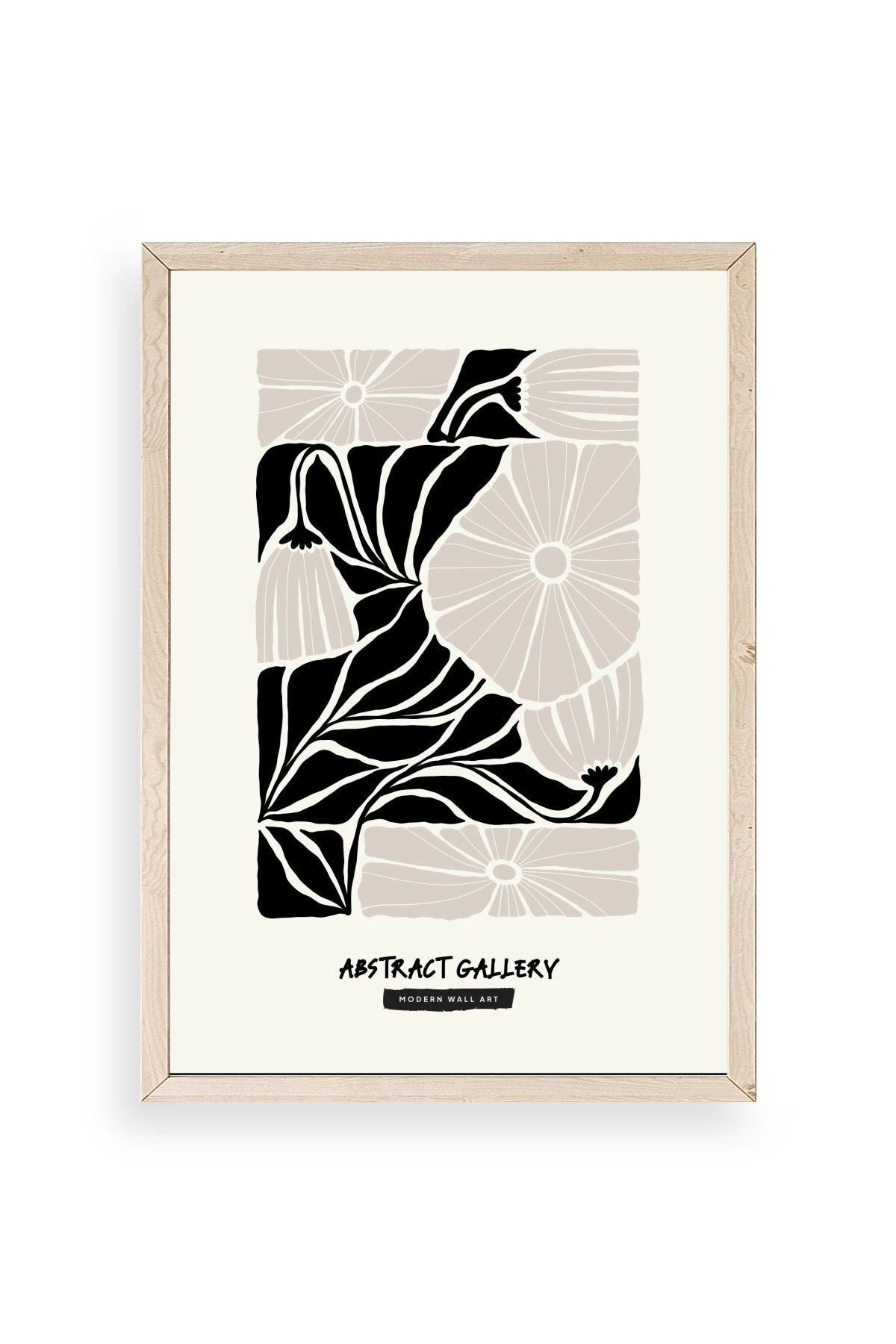 Çiçek Ahşap Çerçeveli Tablo 23 x 30