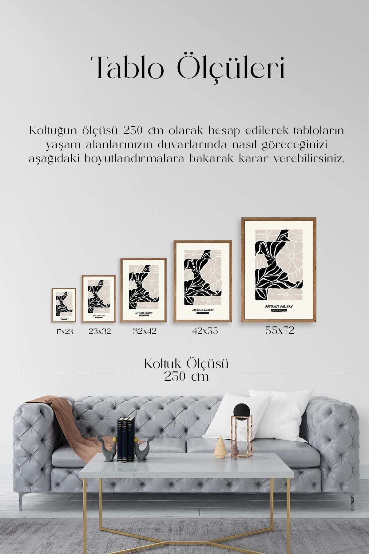 Çiçek Ahşap Çerçeveli Tablo 23 x 30