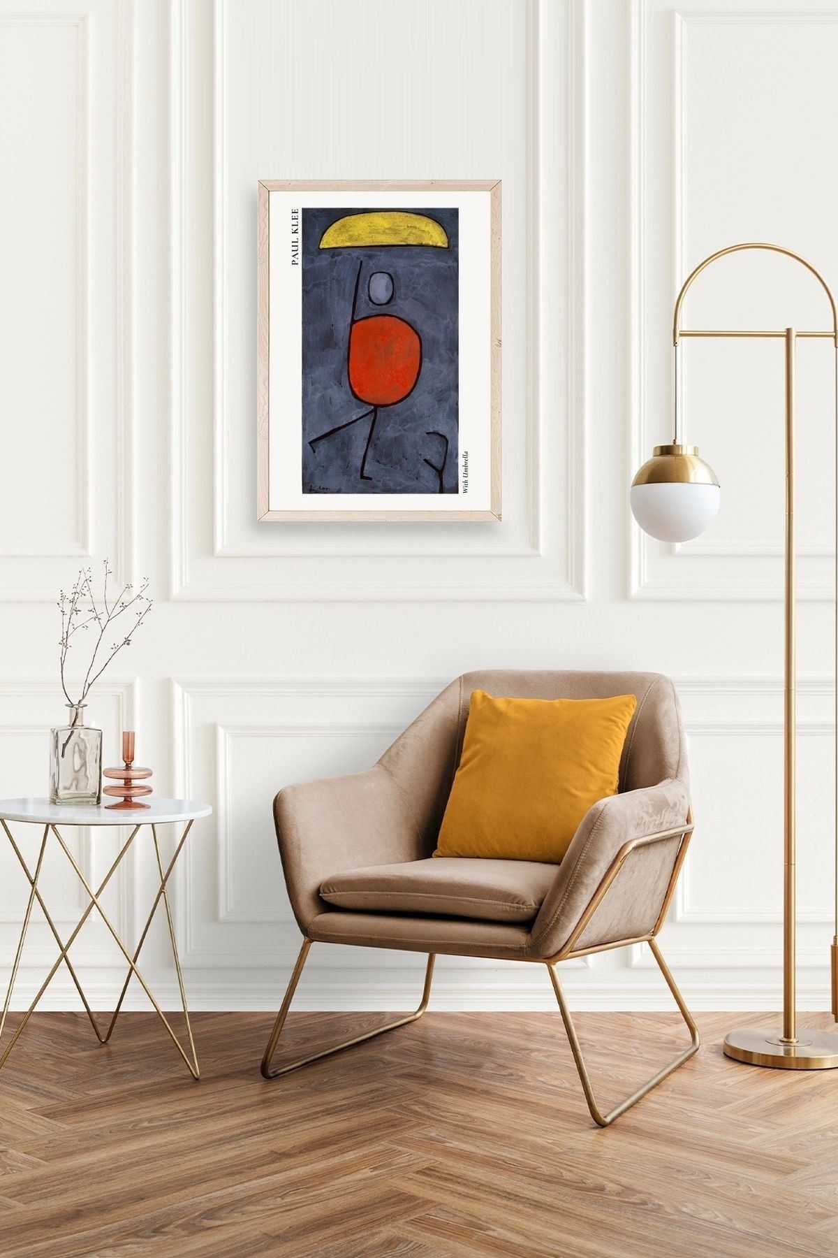 Paul Klee Ahşap Çerçeveli Tablo 50 x 70