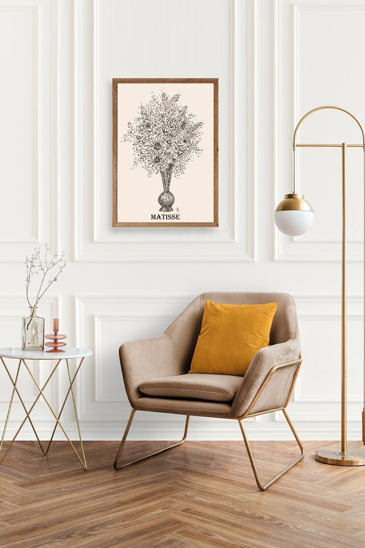 Matisse Ahşap Çerçeveli Tablo 30 x 42