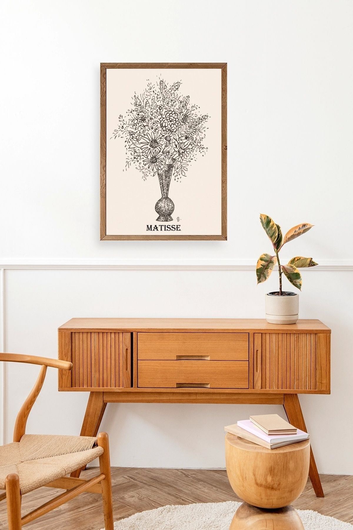 Matisse Ahşap Çerçeveli Tablo 30 x 42