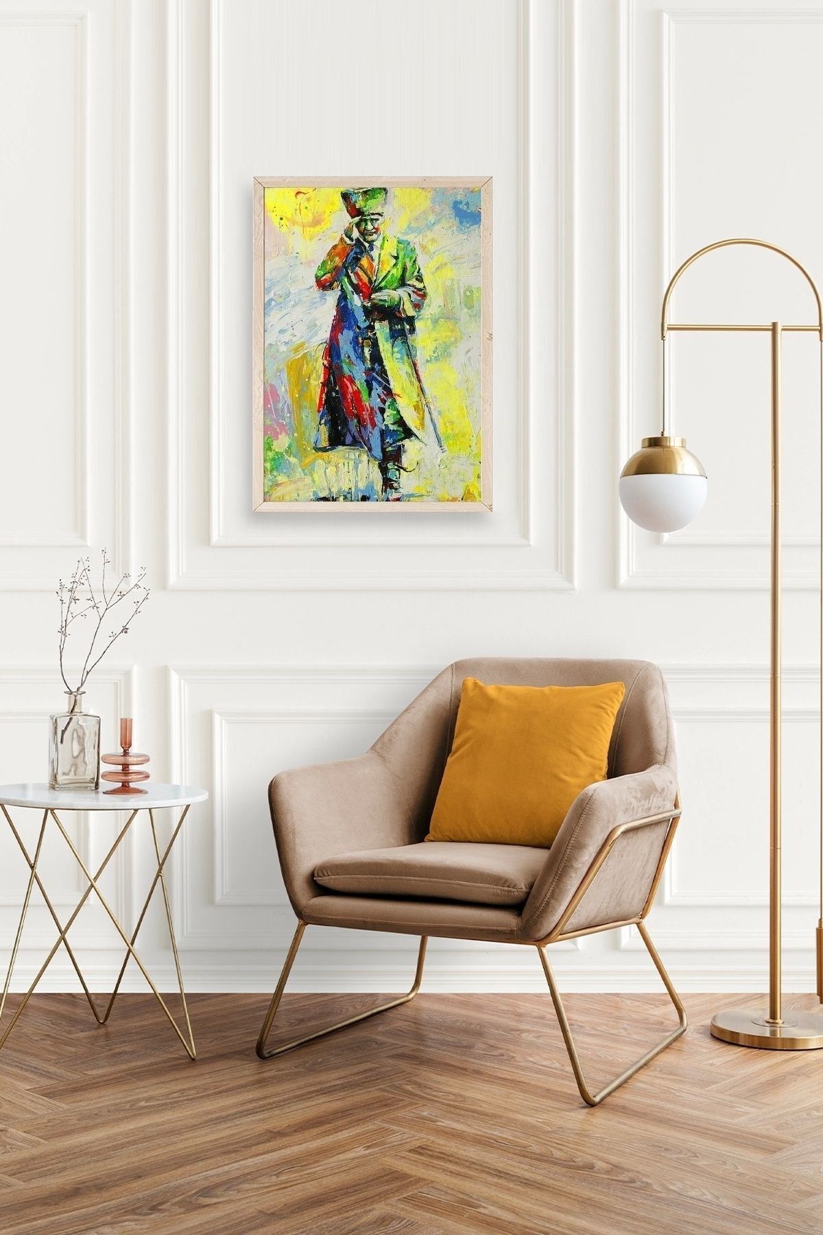 Atatürk Ahşap Çerçeveli Tablo 17 x 23