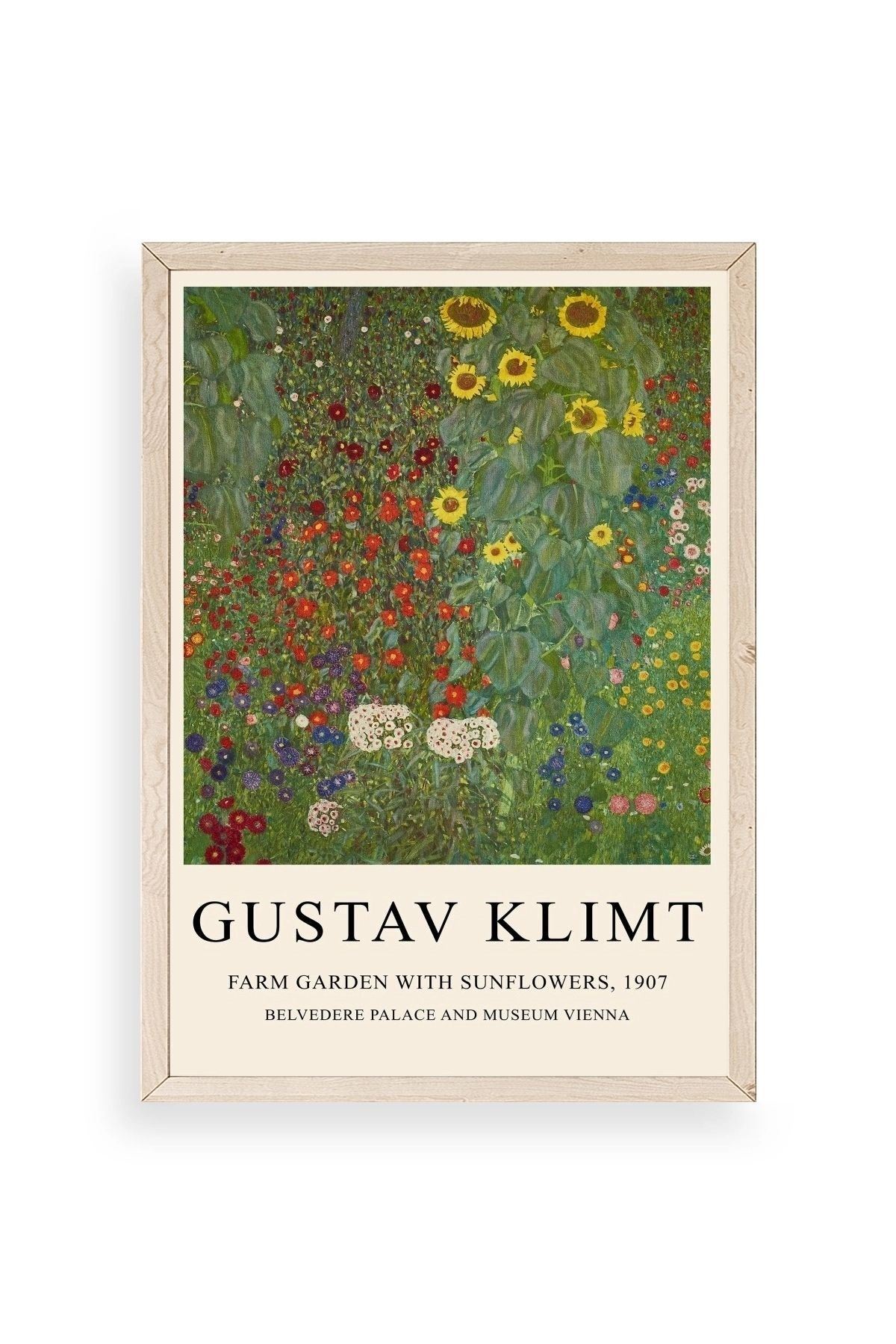 Gustav Klimt Ahşap Çerçeveli Tablo 17 x 23