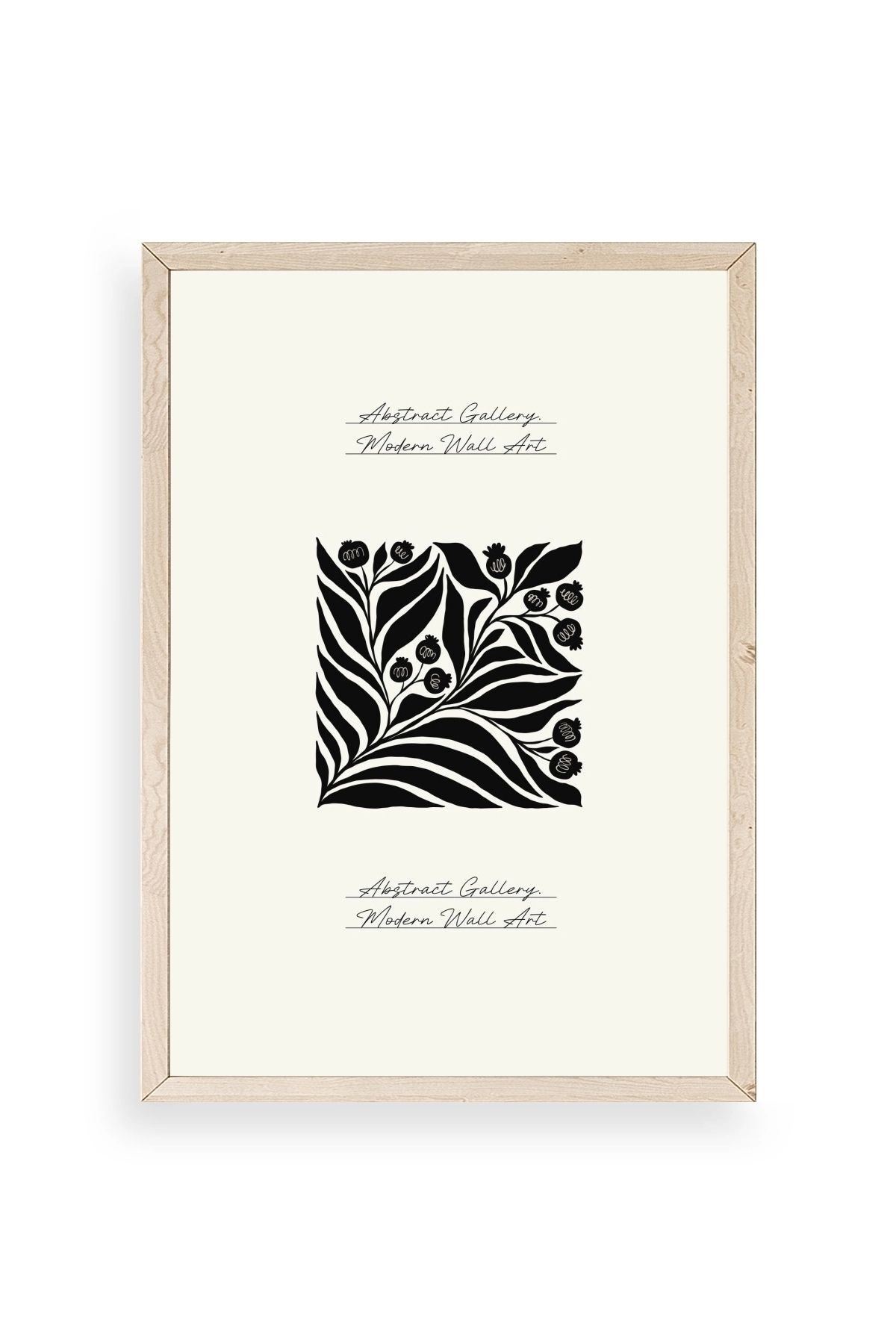 Çiçek Ahşap Çerçeveli Tablo 23 x 30