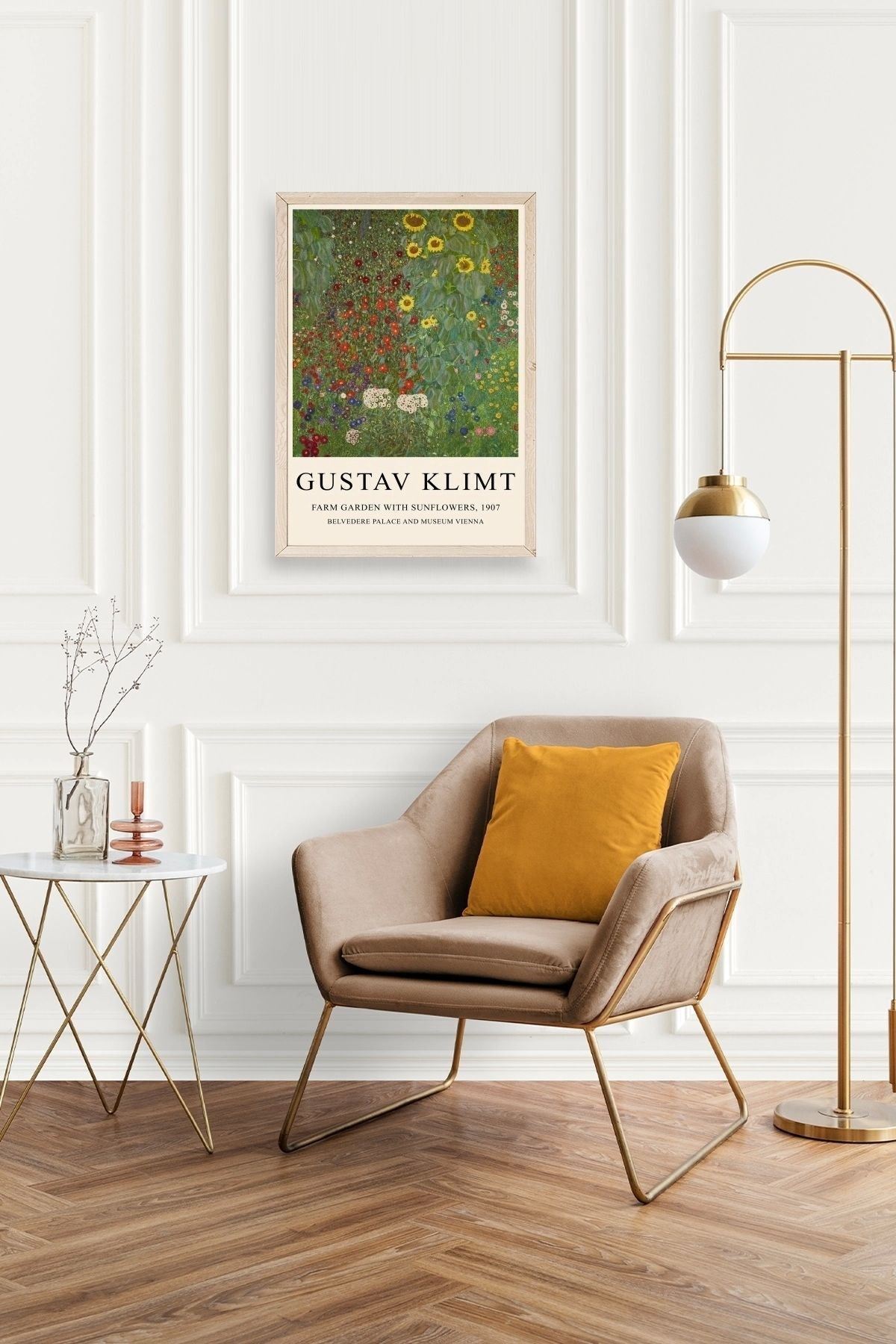 Gustav Klimt Ahşap Çerçeveli Tablo 30 x 42