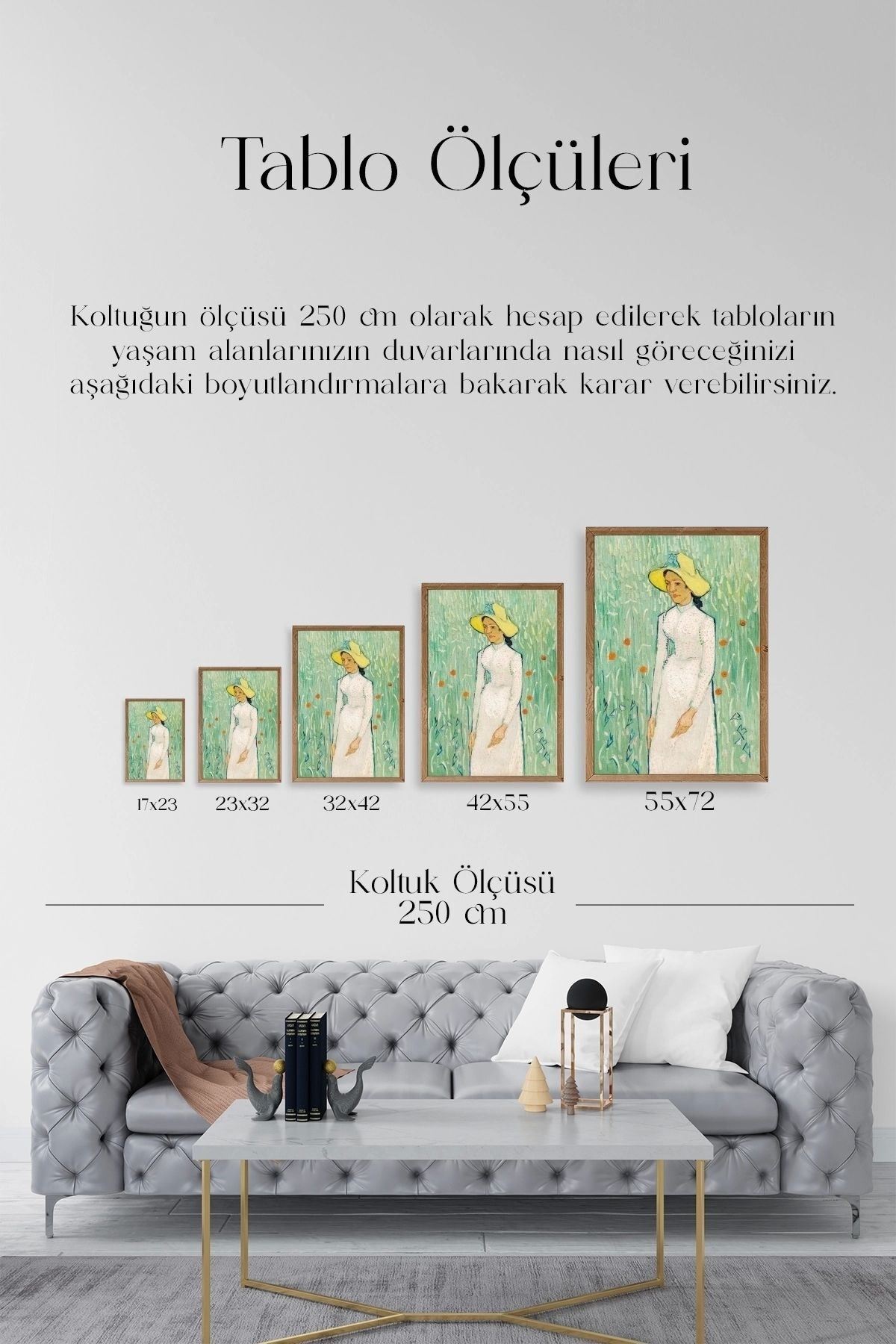 Van Gogh Ahşap Çerçeveli Tablo 50 x 70