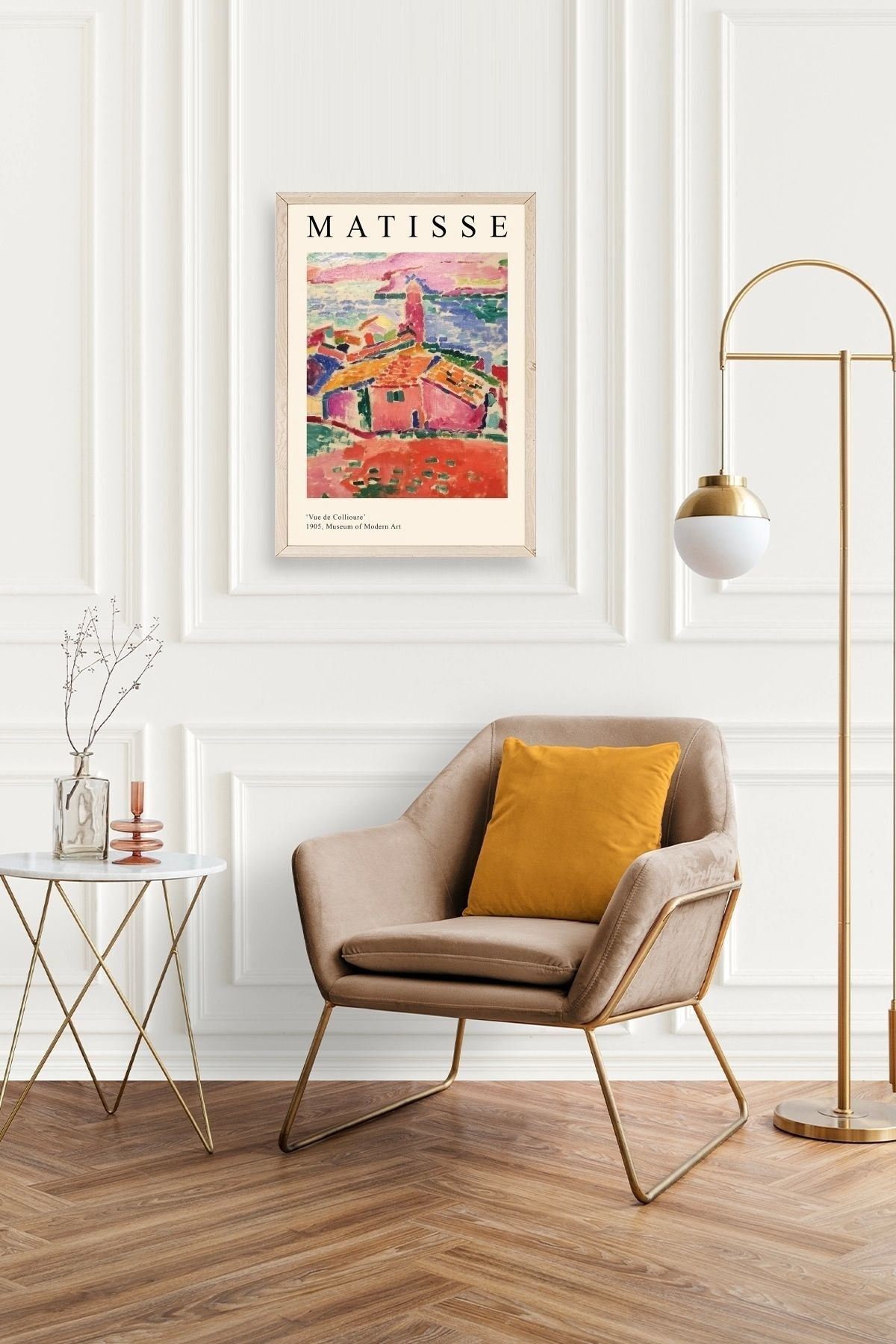 Matisse Ahşap Çerçeveli Tablo 50 x 70