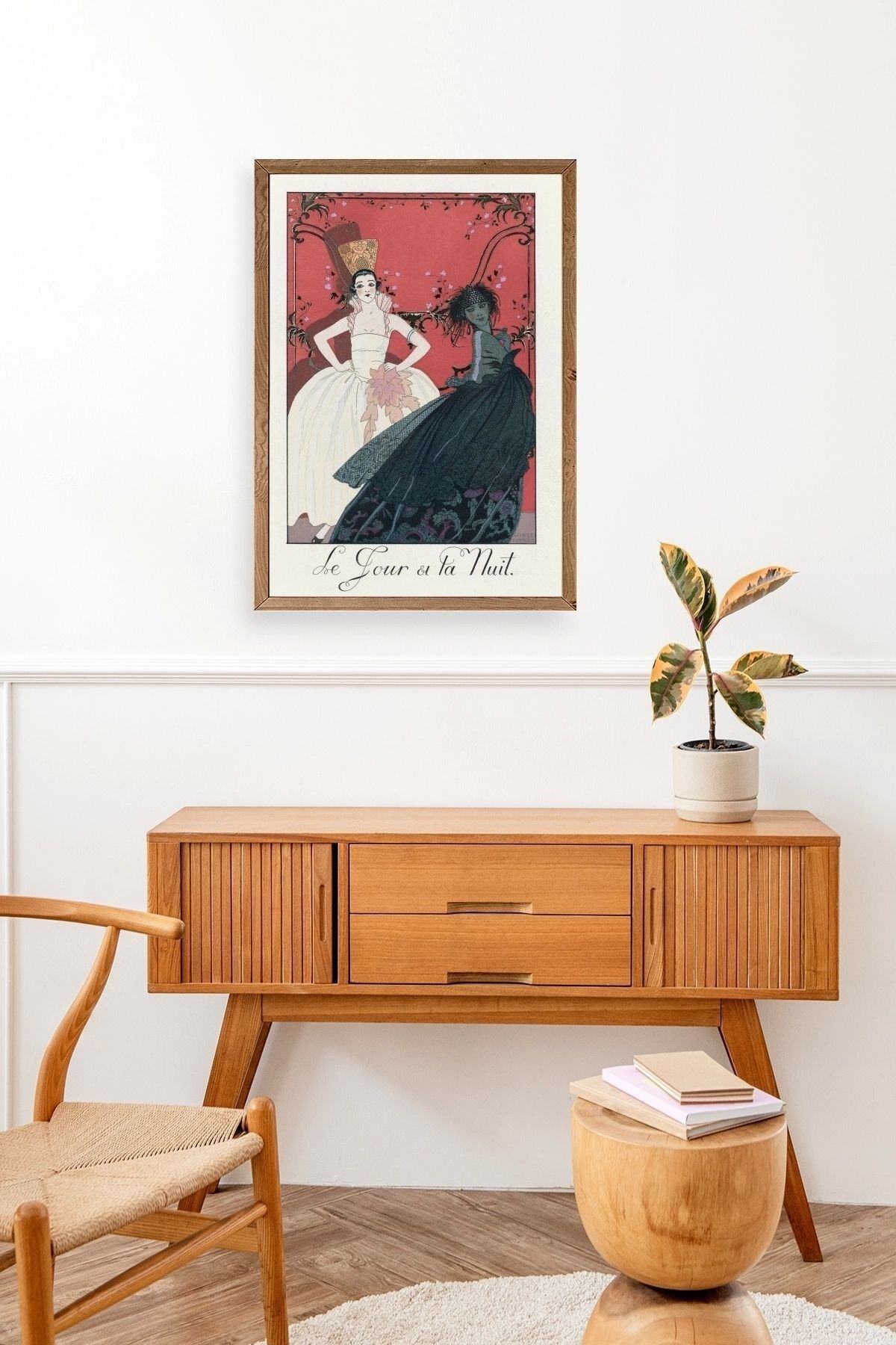 Paulette Duval Ahşap Çerçeveli Tablo 17 x 23