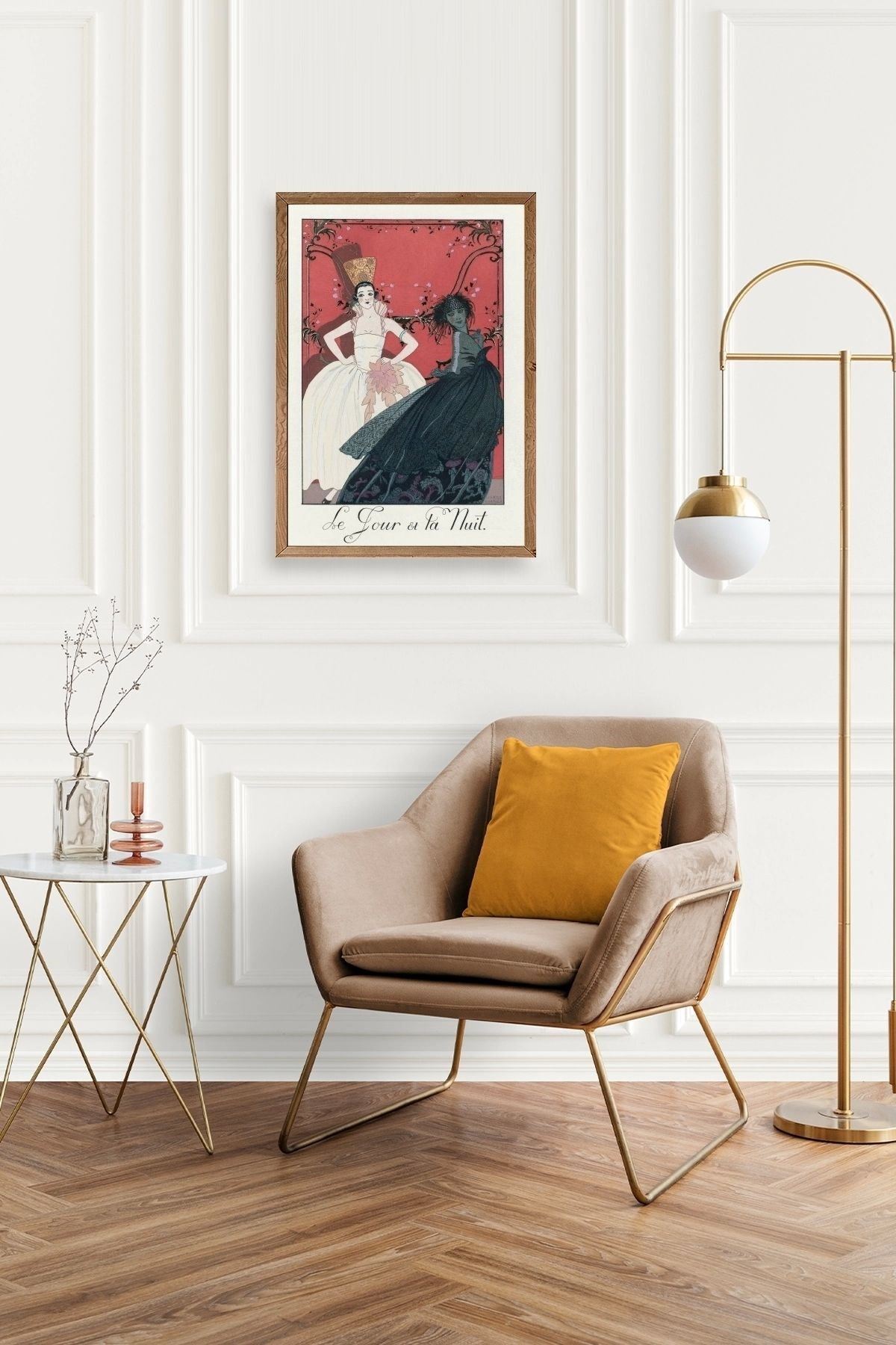 Paulette Duval Ahşap Çerçeveli Tablo 50 x 70