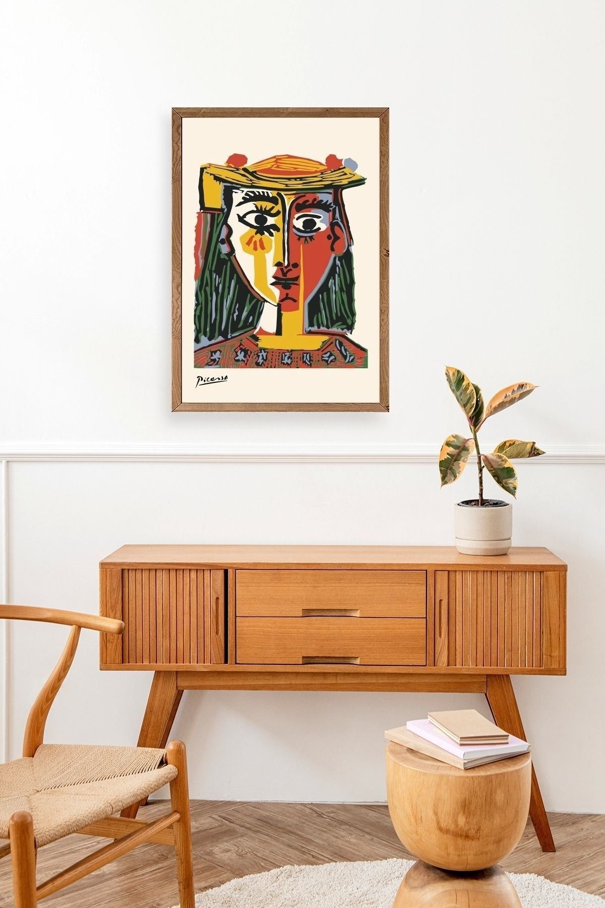 Picasso Ahşap Çerçeveli Tablo 23 x 30