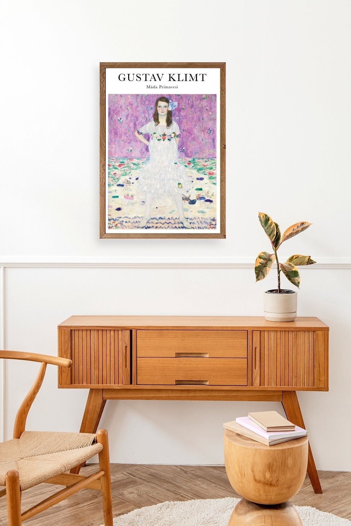 Gustav Klimt Ahşap Çerçeveli Tablo 23 x 30