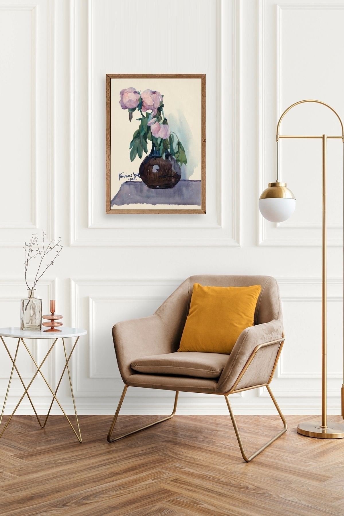 Kövári Ka?marik Ahşap Çerçeveli Tablo 30 x 42