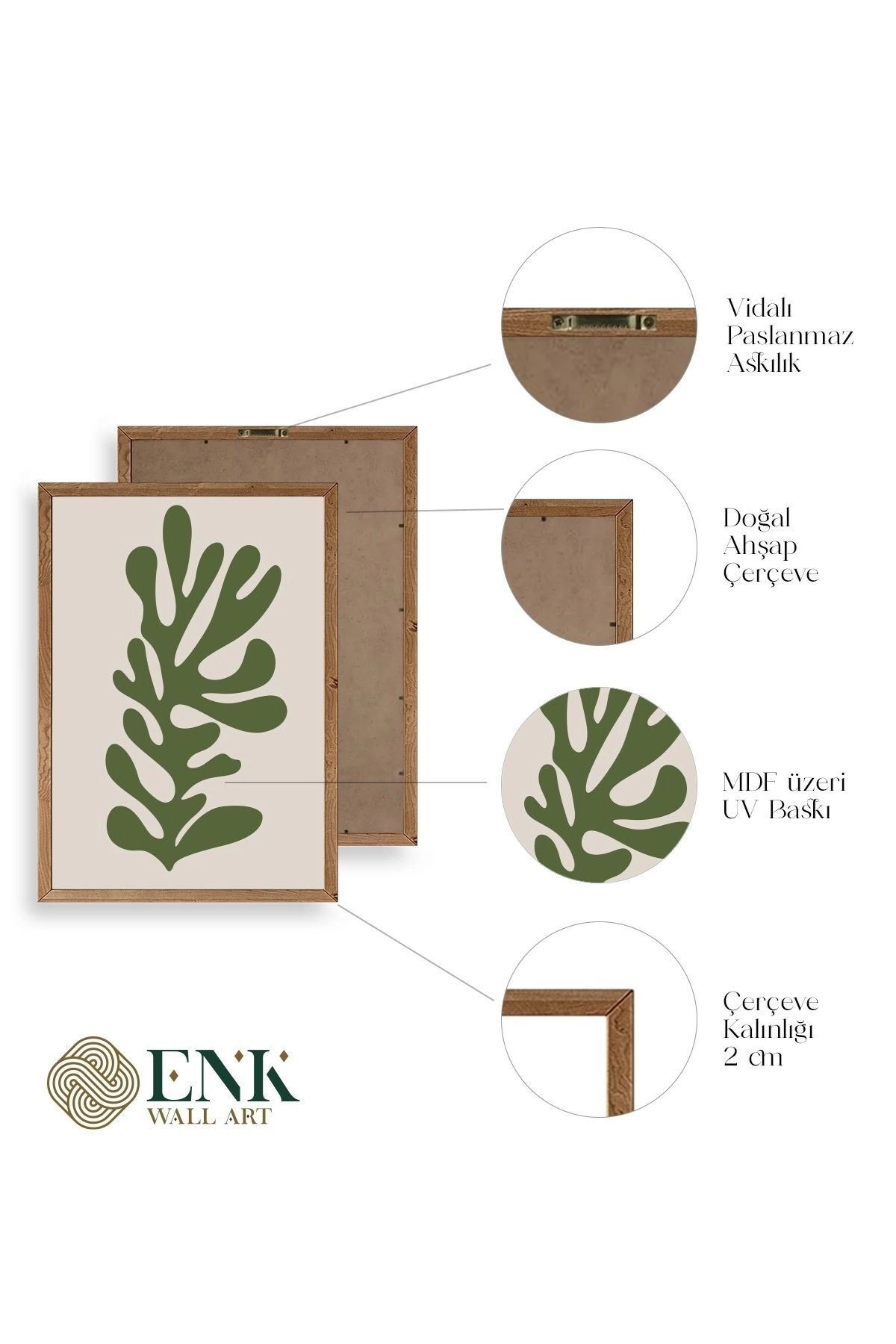 Matisse Ahşap Çerçeveli Tablo 30 x 42