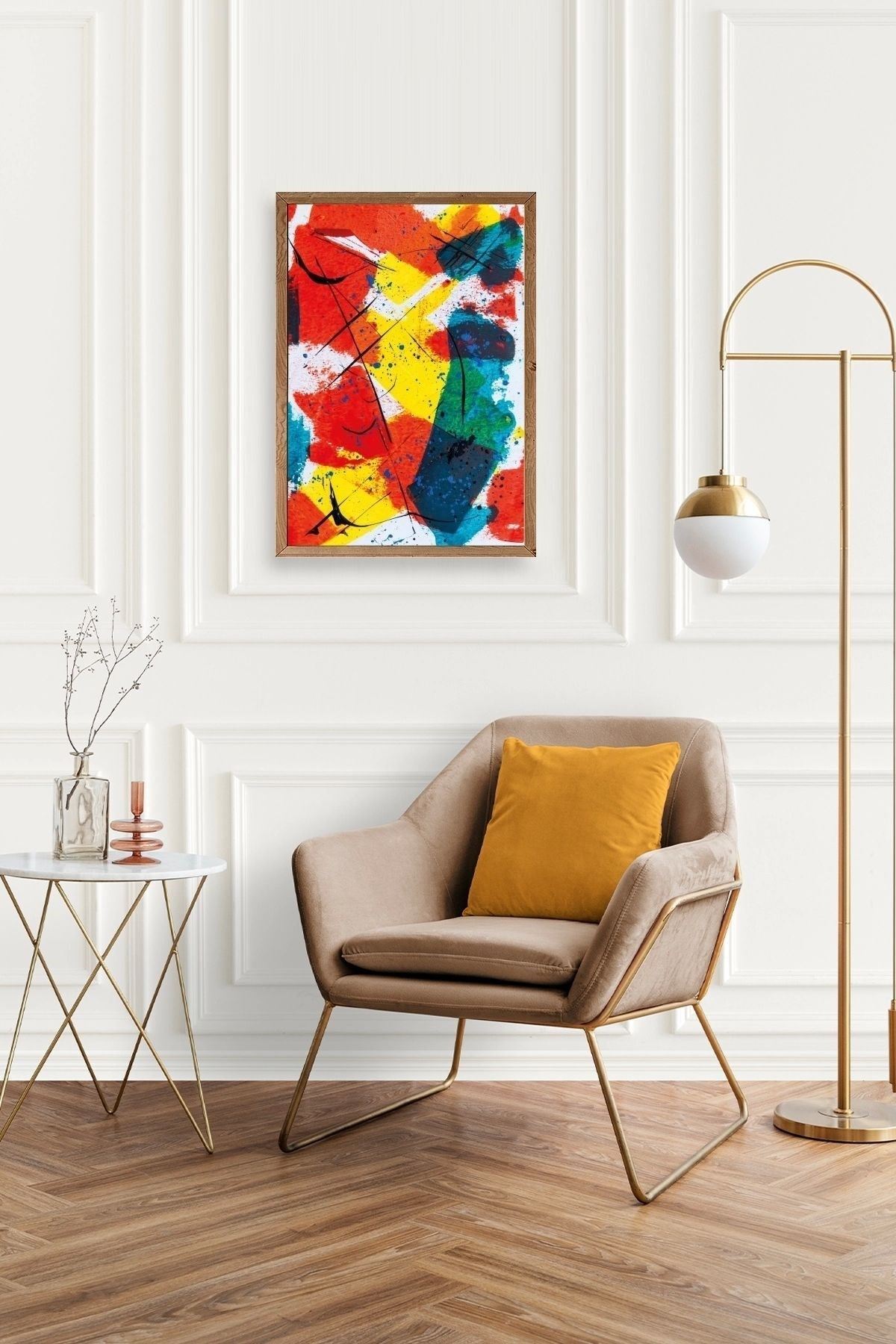 Mordern Ahşap Çerçeveli Tablo 50 x 70