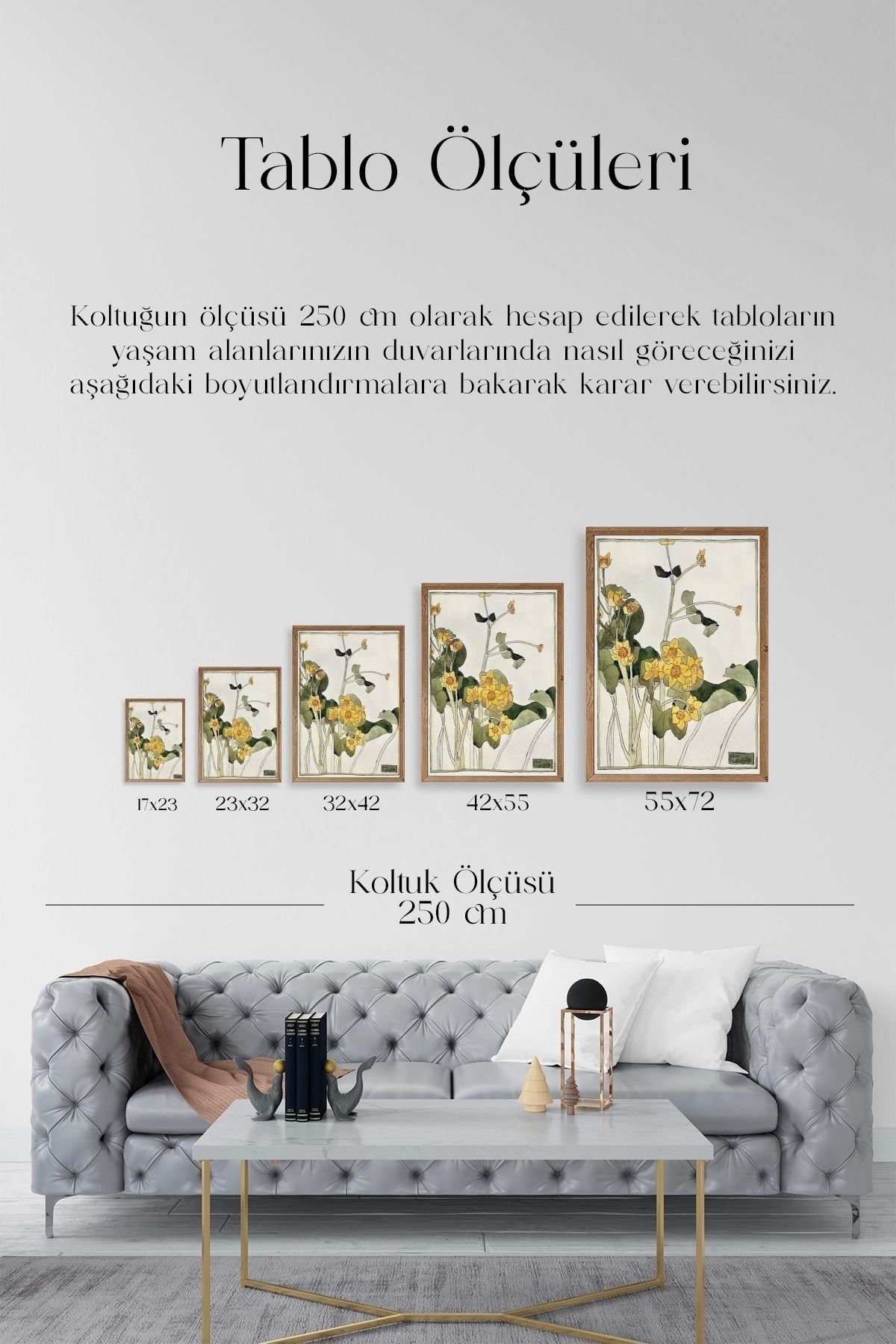 Marsh Marigold Ahşap Çerçeveli Tablo 23 x 30