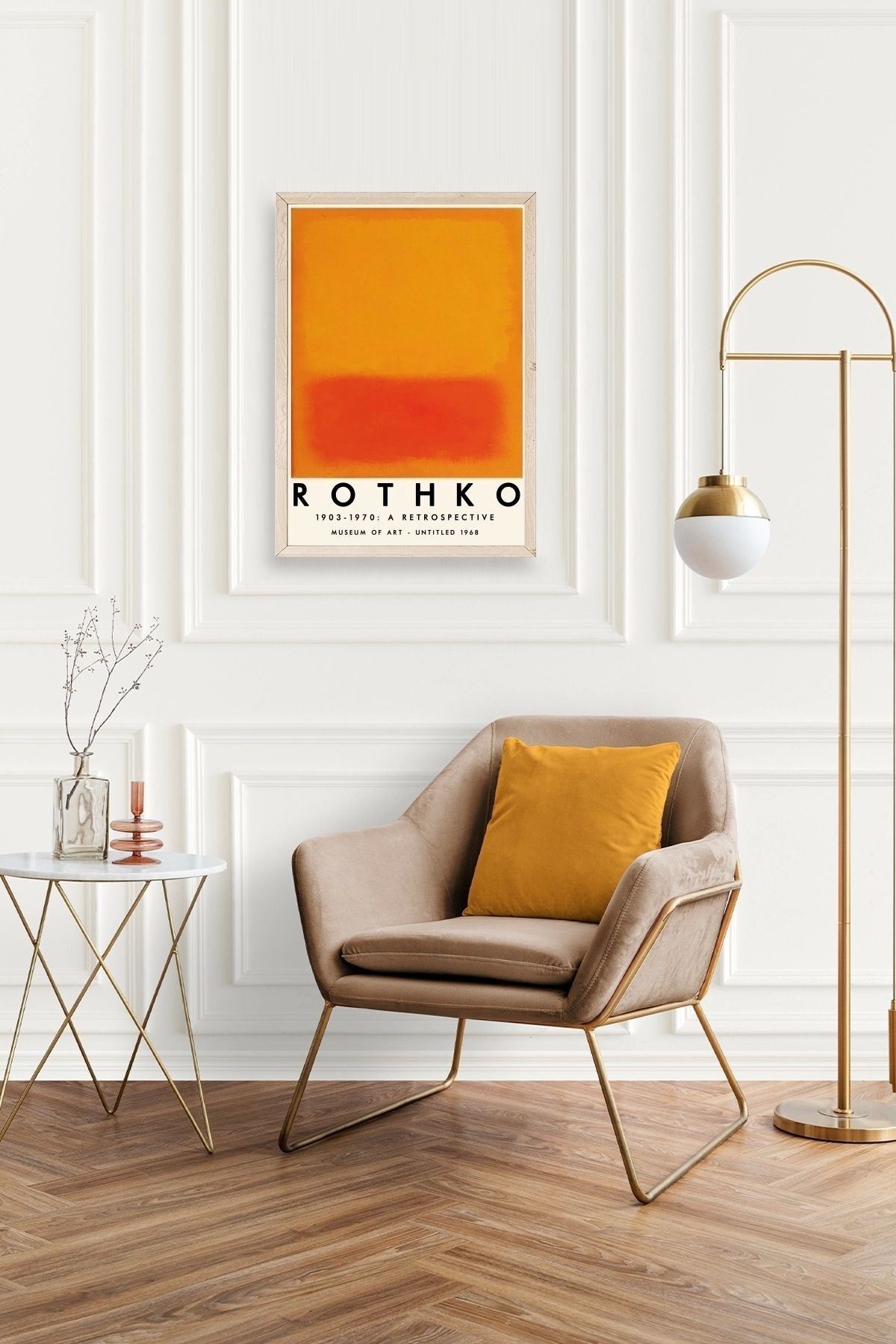 Rothko Ahşap Çerçeveli Tablo 23 x 30