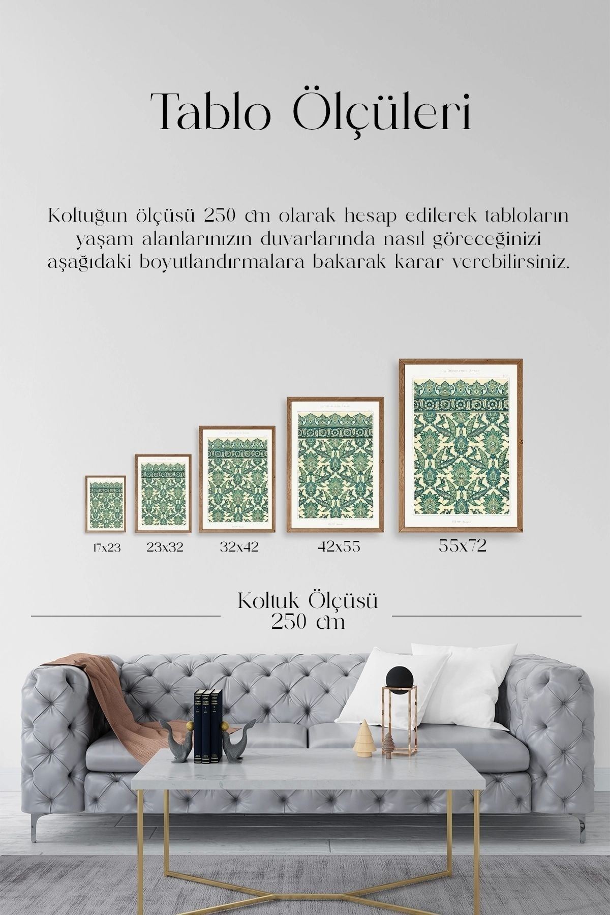 Sieele Ahşap Çerçeveli Tablo 30 x 42