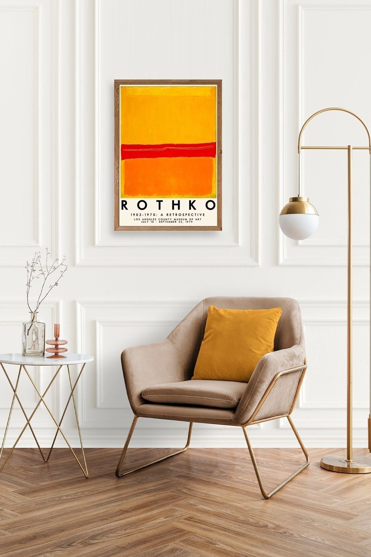 Rothko Ahşap Çerçeveli Tablo 17 x 23