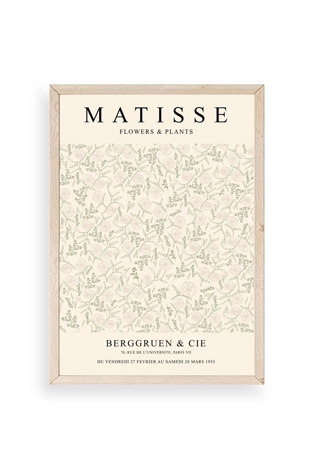 Matisse Ahşap Çerçeveli Tablo 30 x 42