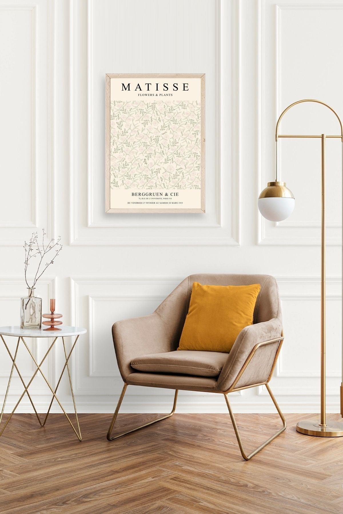 Matisse Ahşap Çerçeveli Tablo 50 x 70