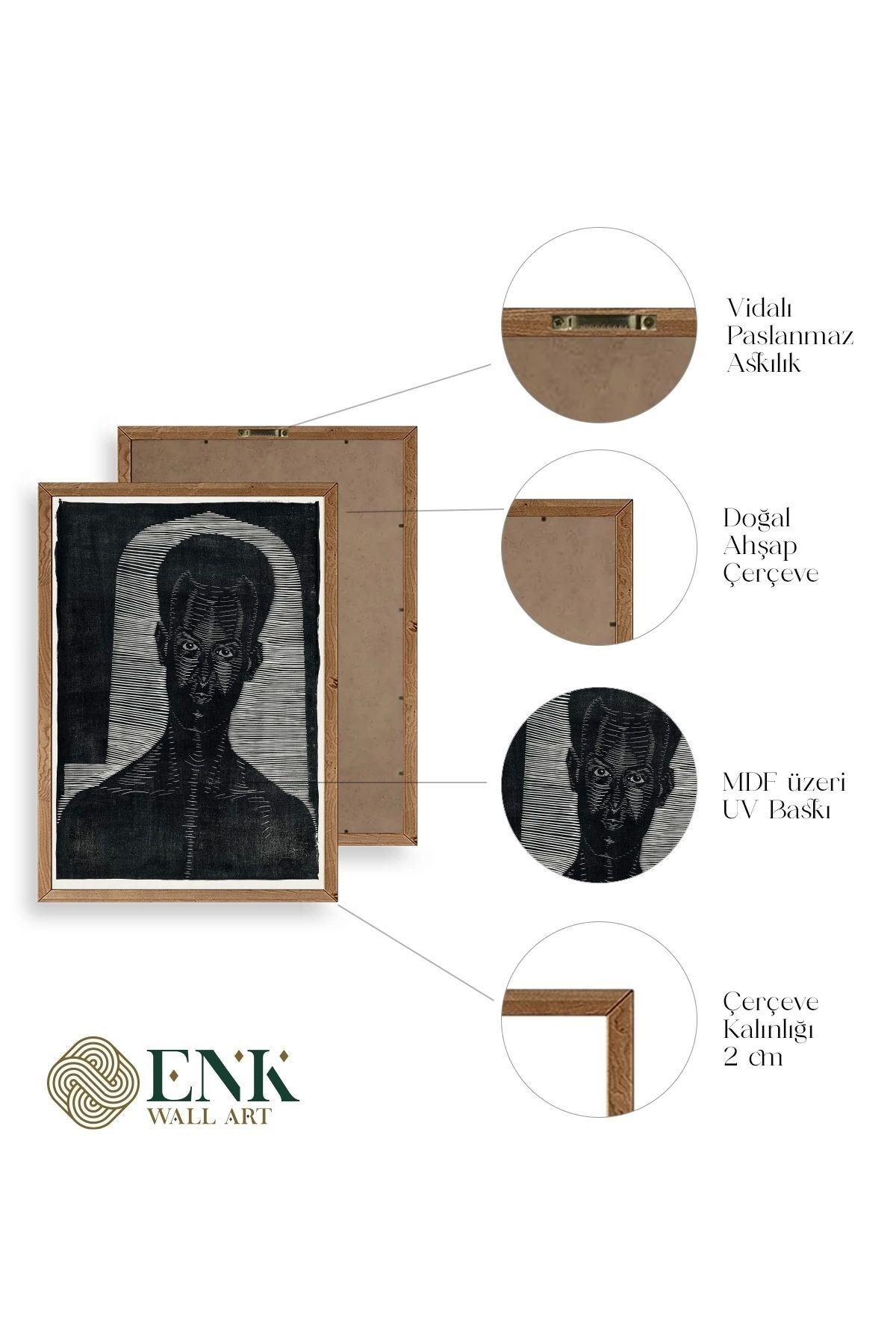 Samuel Jessurun Ahşap Çerçeveli Tablo 23 x 30