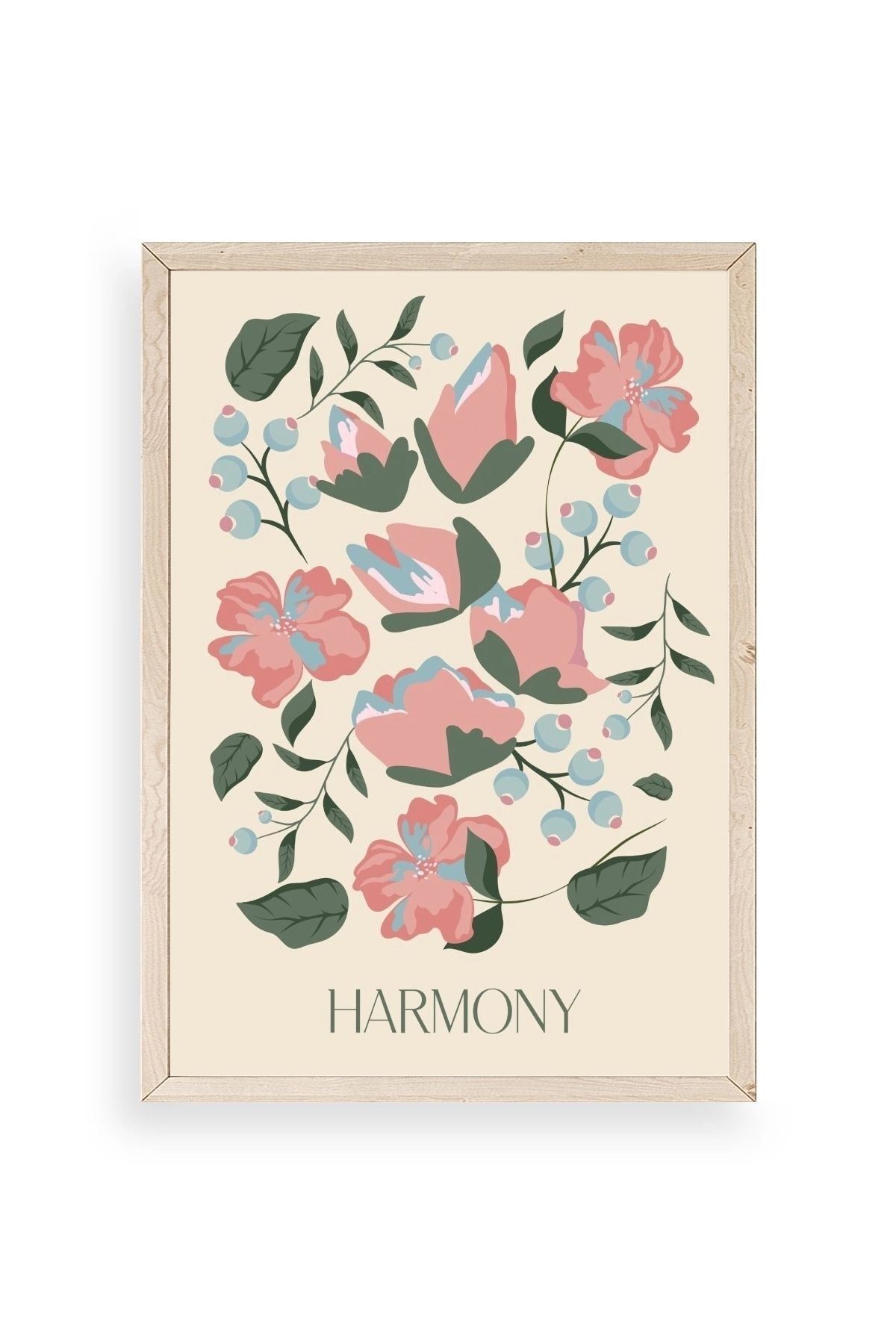 Harmony Ahşap Çerçeveli Tablo 17 x 23