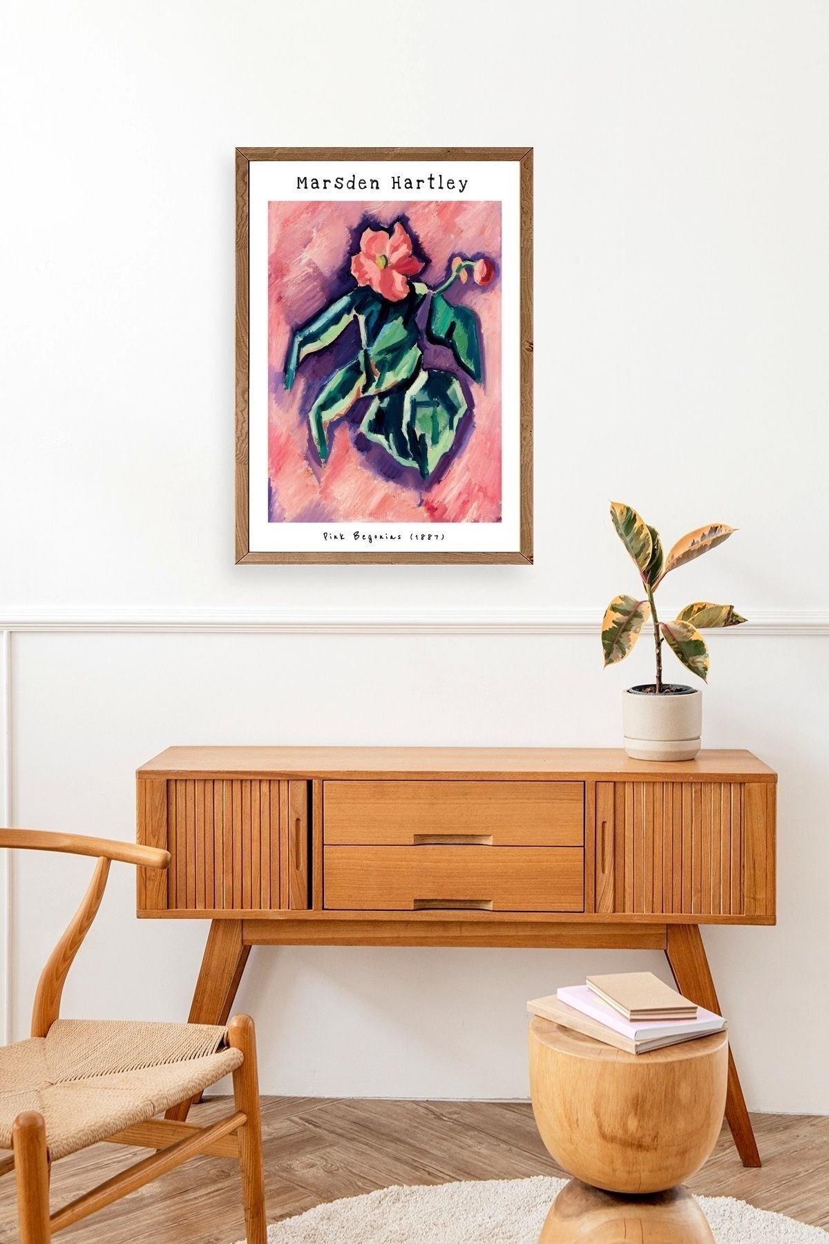 Marsden Hartley Ahşap Çerçeveli Tablo 23 x 30