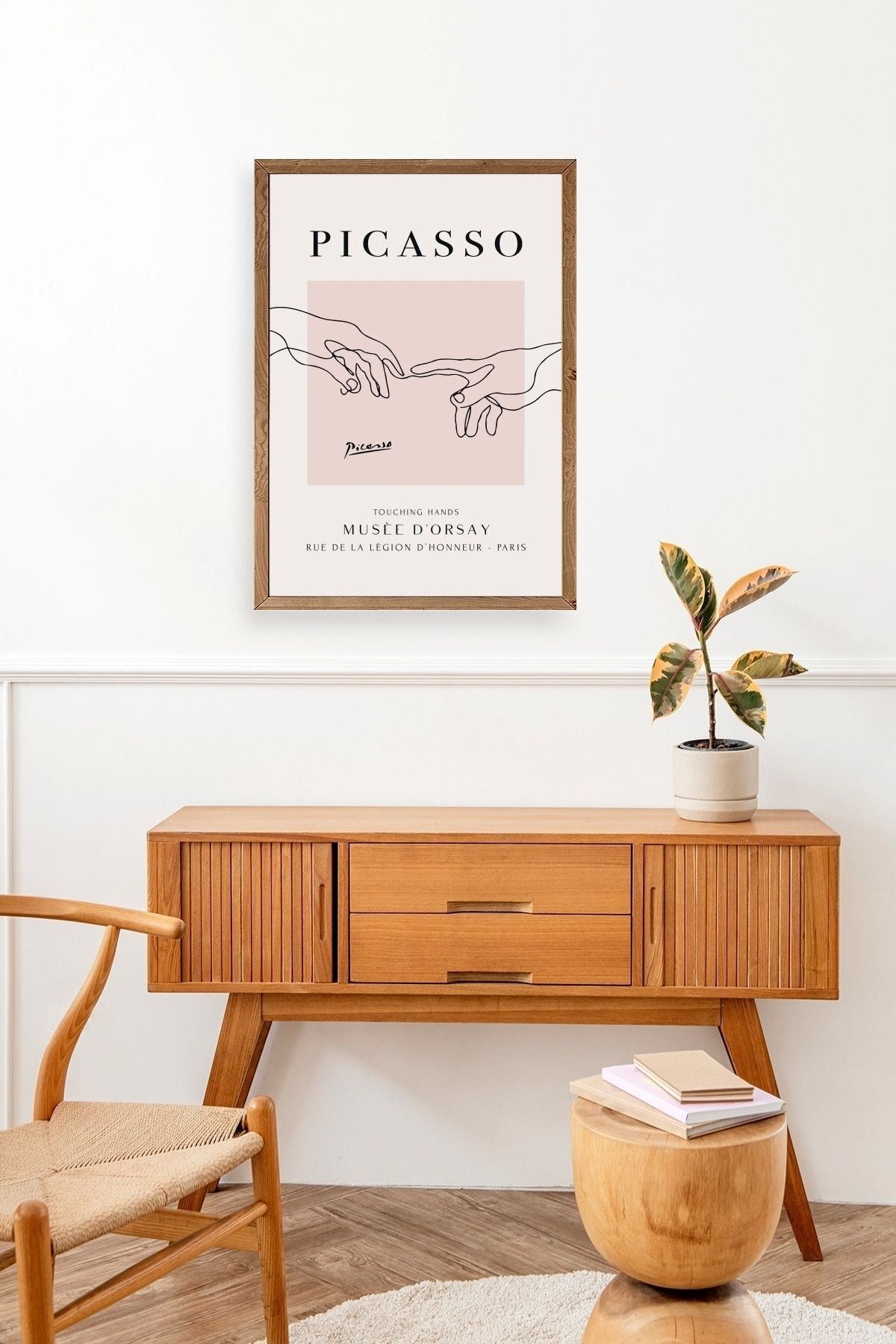 Picasso Ahşap Çerçeveli Tablo 23 x 30