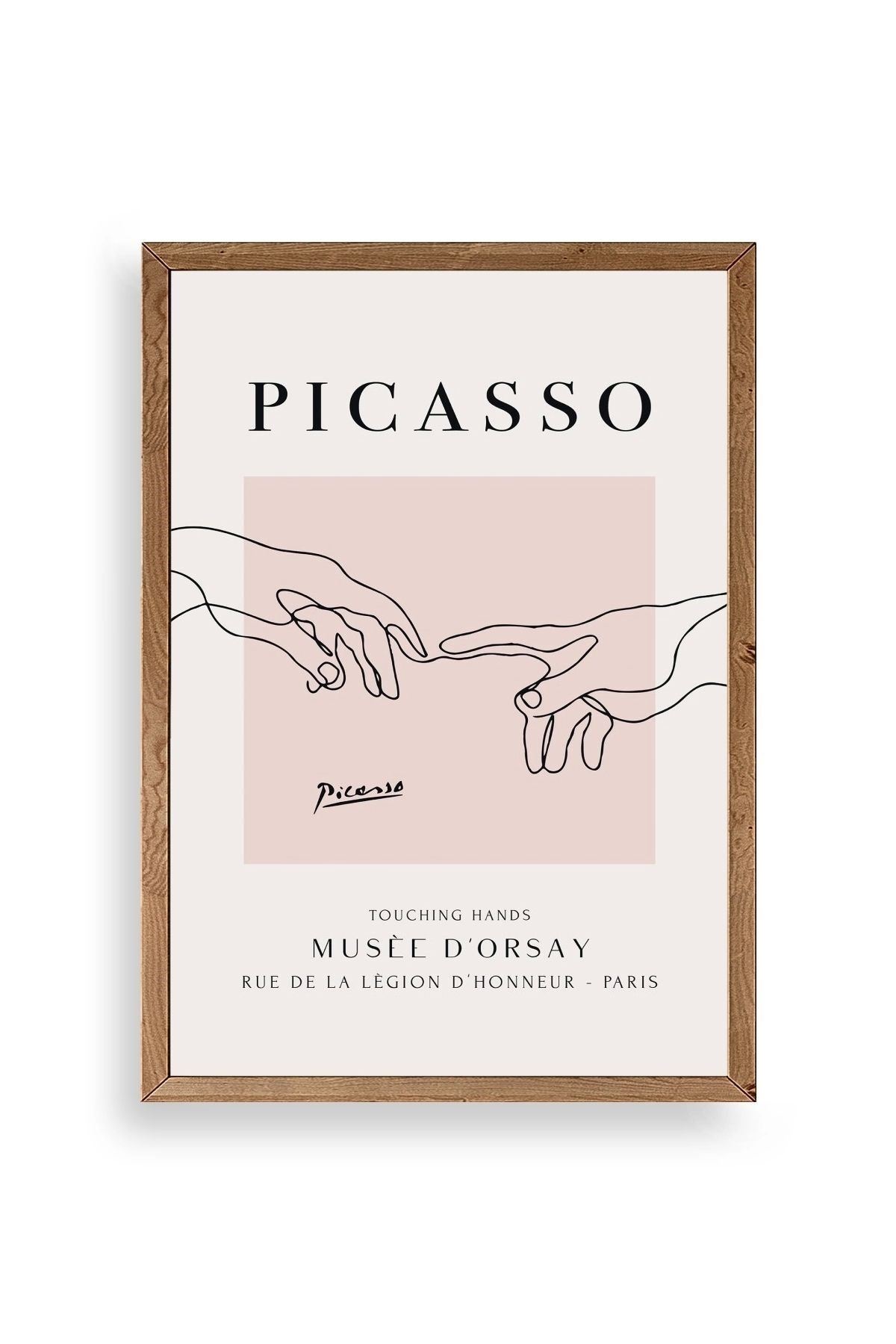 Picasso Ahşap Çerçeveli Tablo 50 x 70