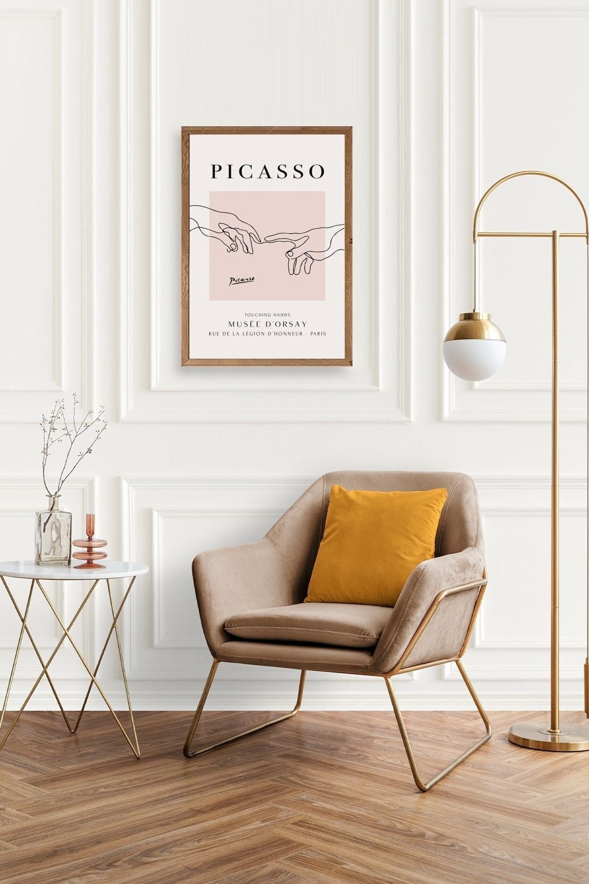 Picasso Ahşap Çerçeveli Tablo 50 x 70