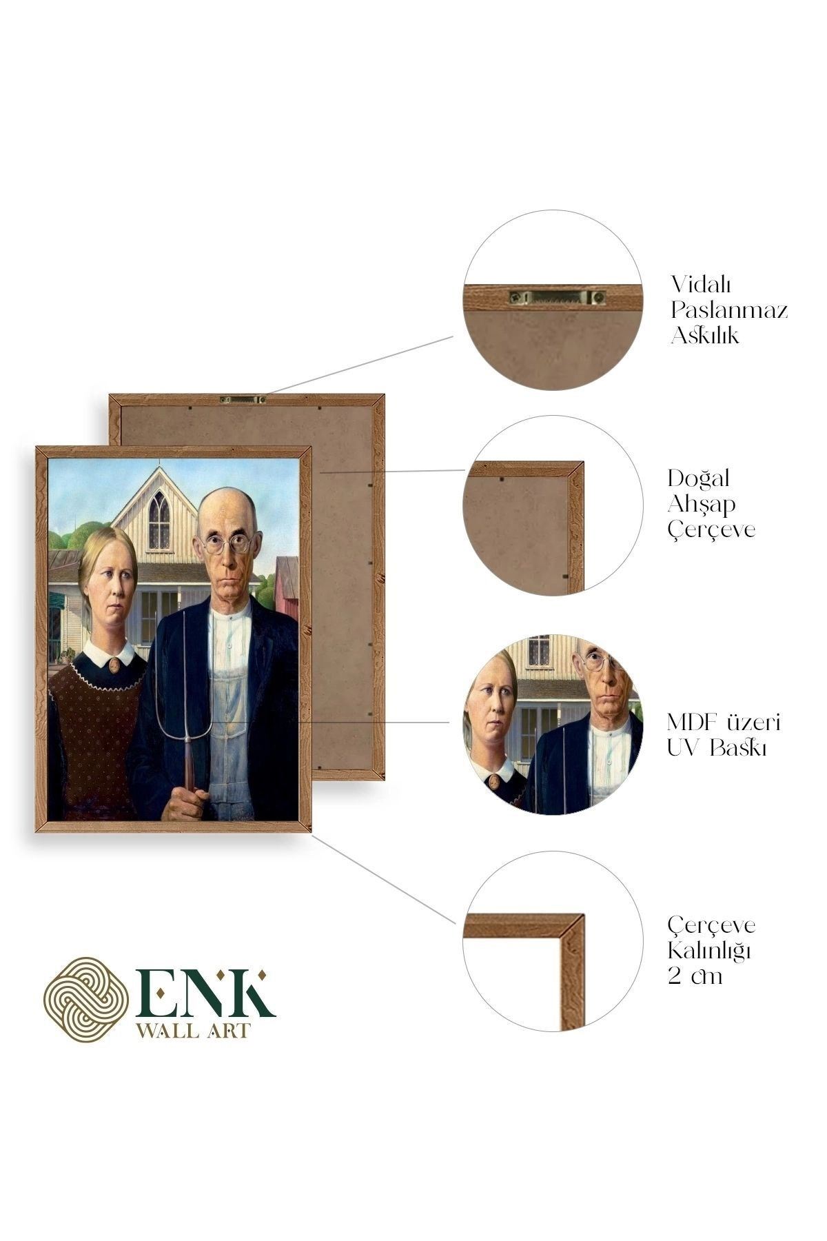 Lotus Water Lily Ahşap Çerçeveli Tablo 17 x 23