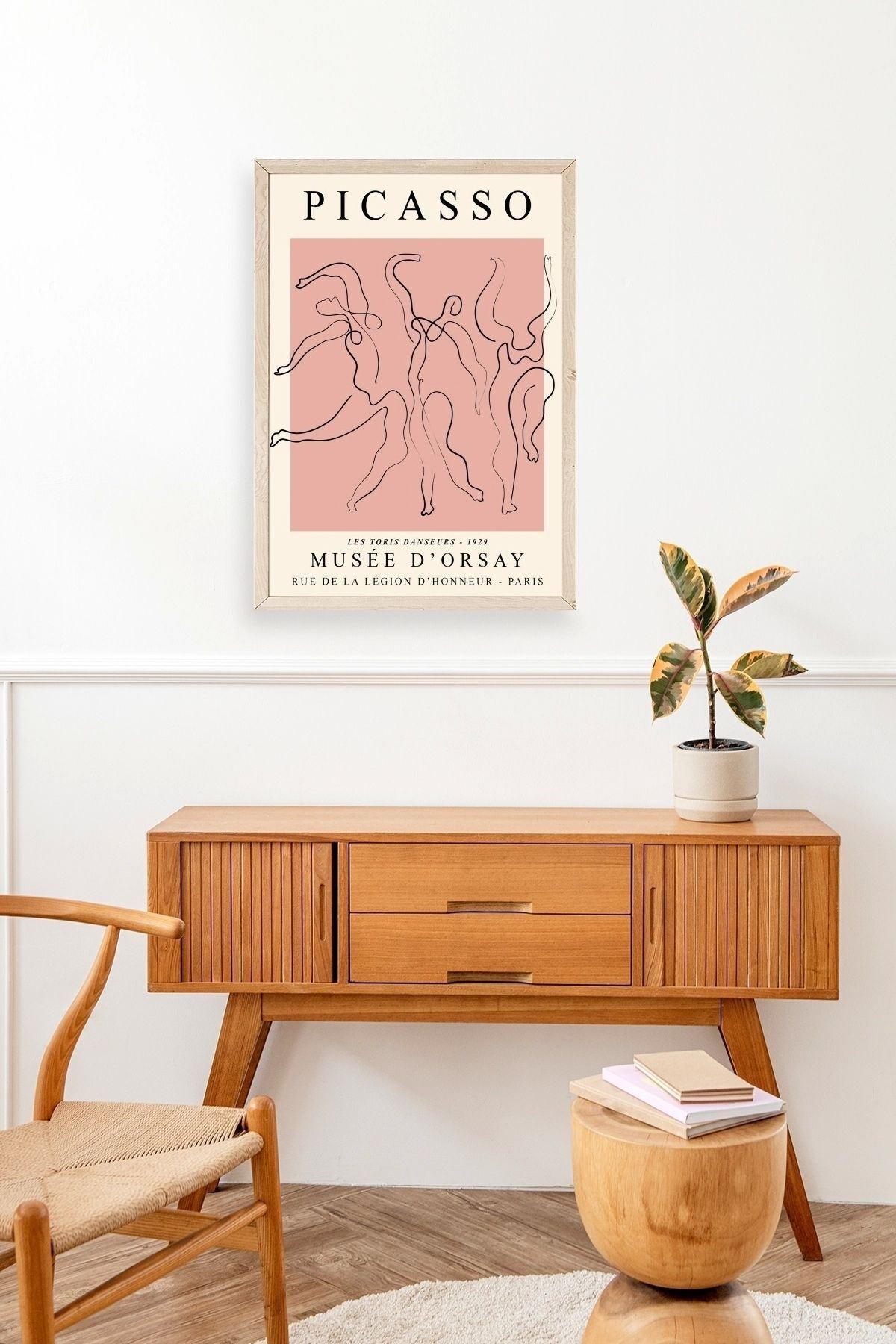 Picasso Ahşap Çerçeveli Tablo 23 x 30