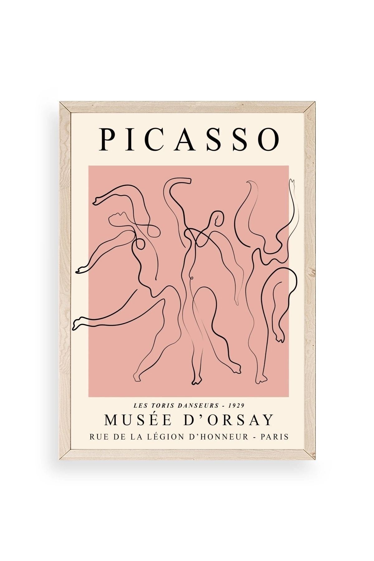 Picasso Ahşap Çerçeveli Tablo 17 x 23
