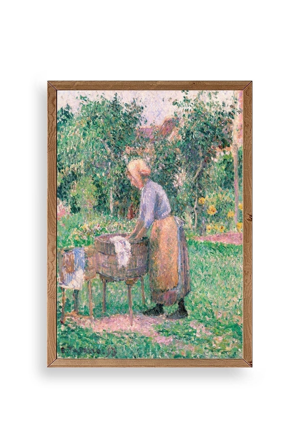 Camille Pissarro Ahşap Çerçeveli Tablo 30 x 42