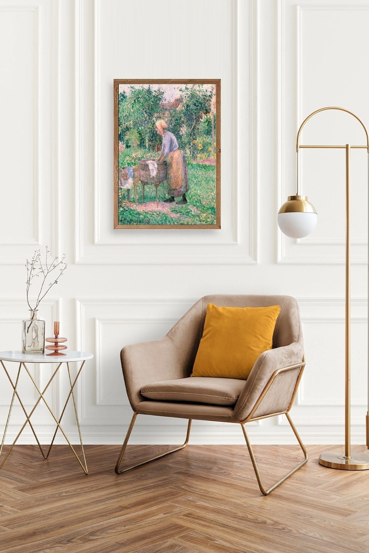 Camille Pissarro Ahşap Çerçeveli Tablo 23 x 30