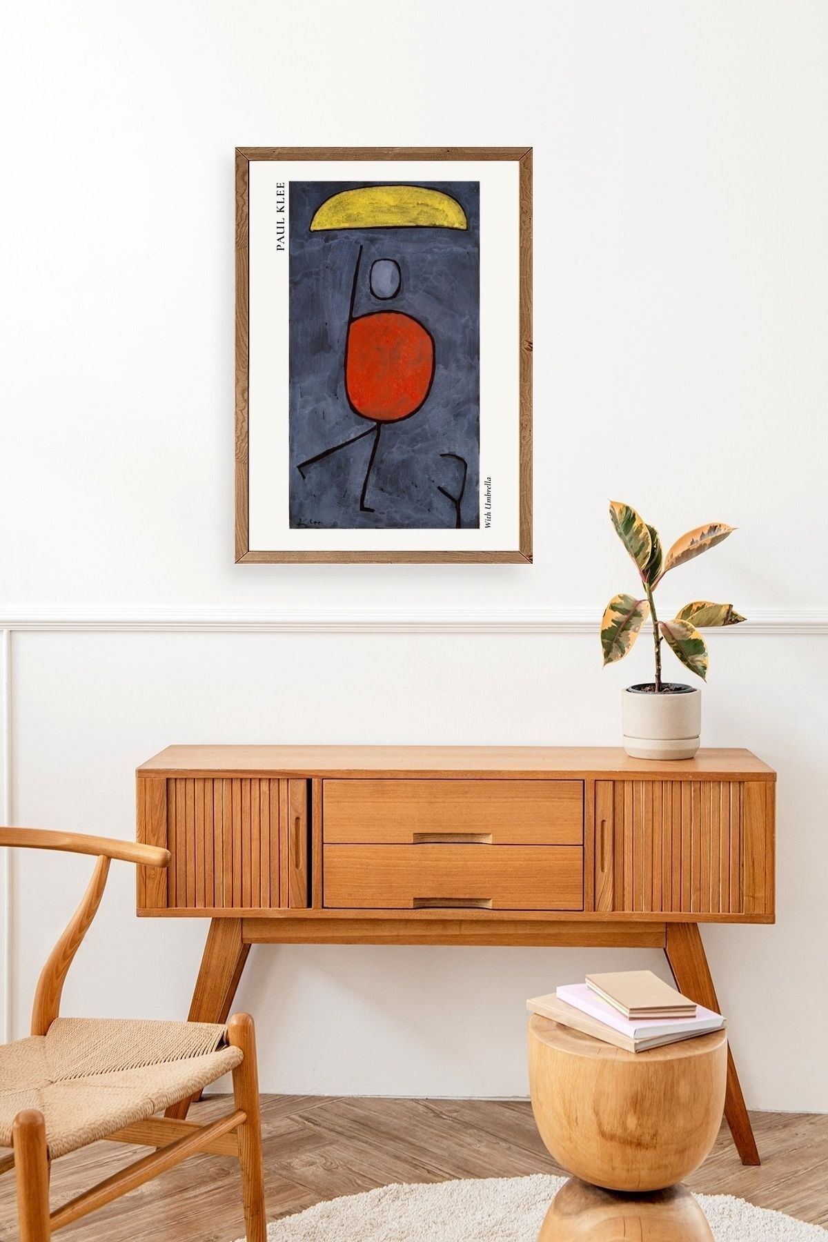 Paul Klee Ahşap Çerçeveli Tablo 50 x 70