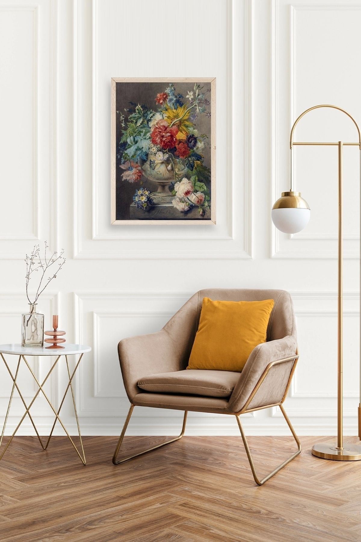 Georgius Jacobus Johannes Ahşap Çerçeveli Tablo 17 x 23